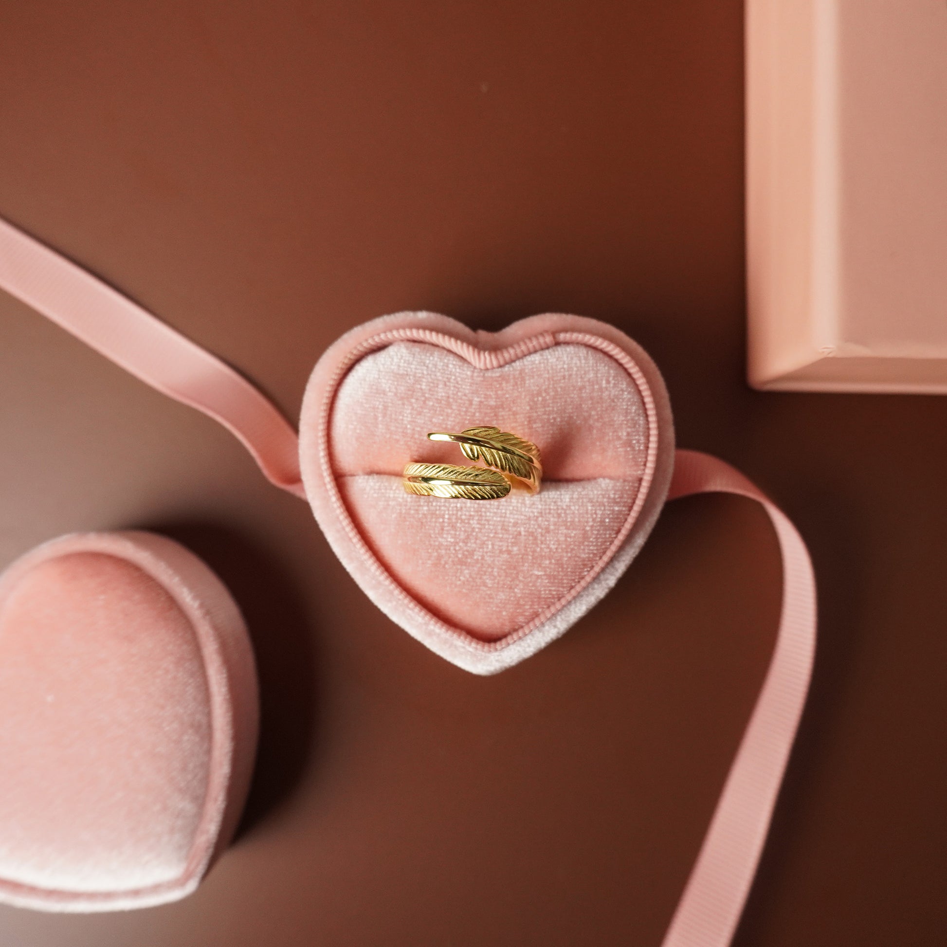A Guardian Angel Above - Feather Ring