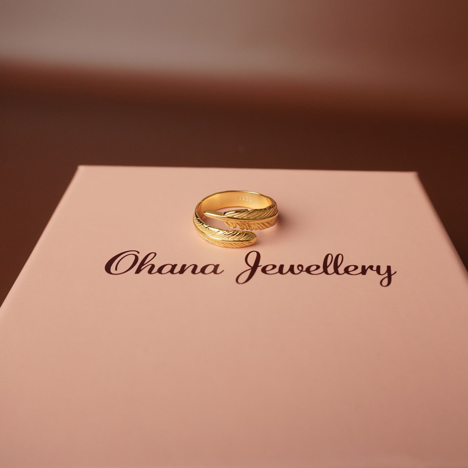 A Guardian Angel Above - Feather Ring