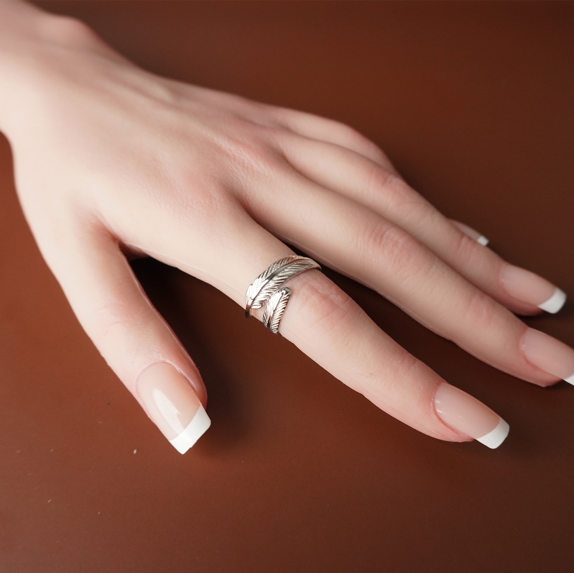 A Guardian Angel Above - Feather Ring