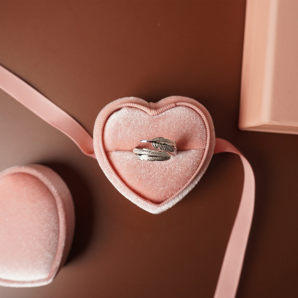 A Guardian Angel Above - Feather Ring