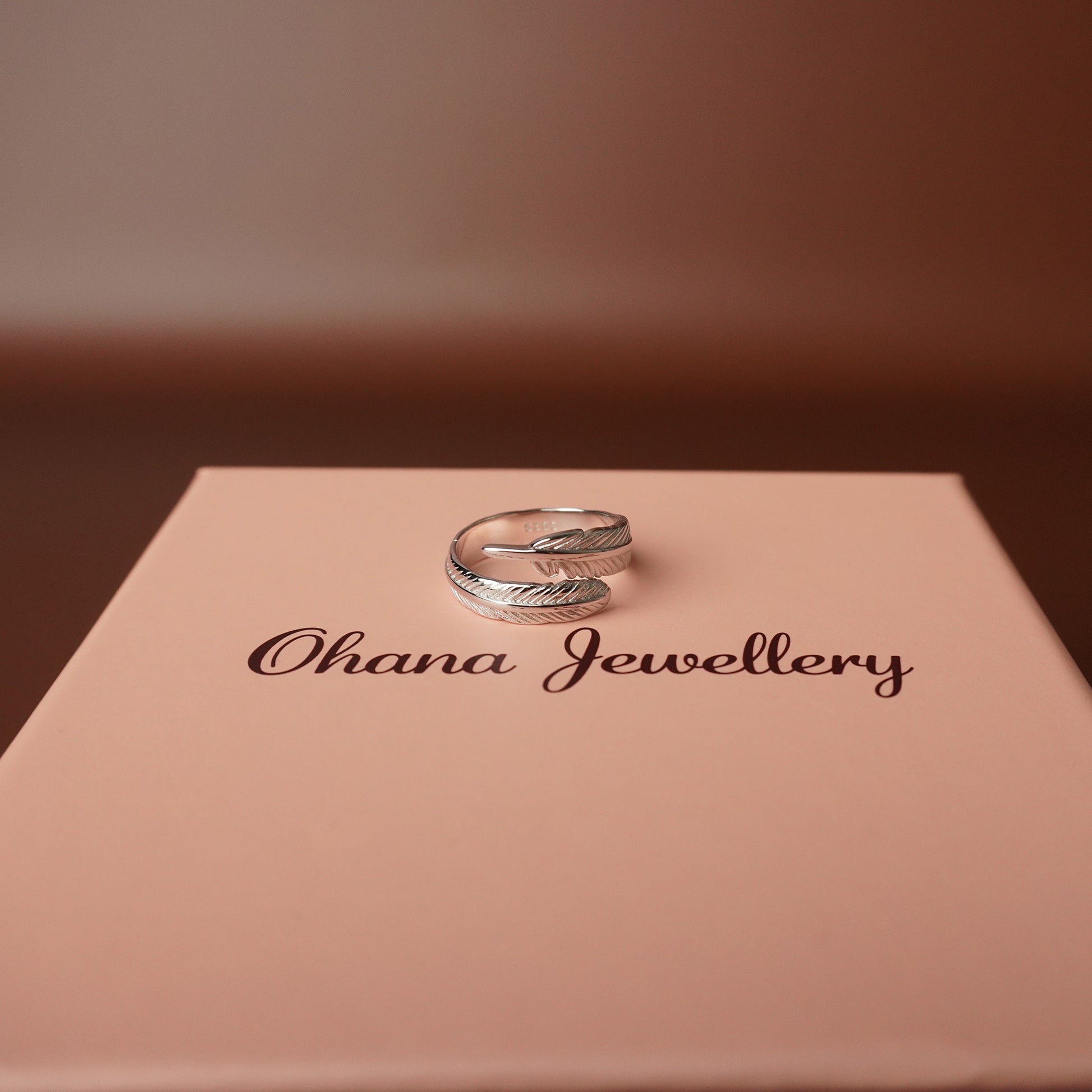 A Guardian Angel Above - Feather Ring