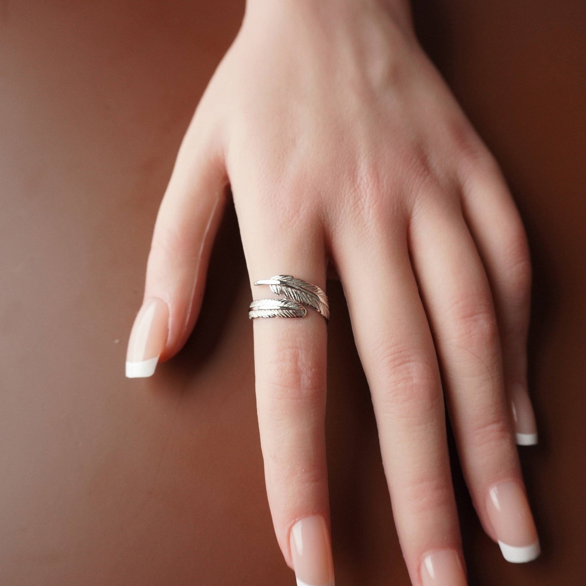 A Guardian Angel Above - Feather Ring