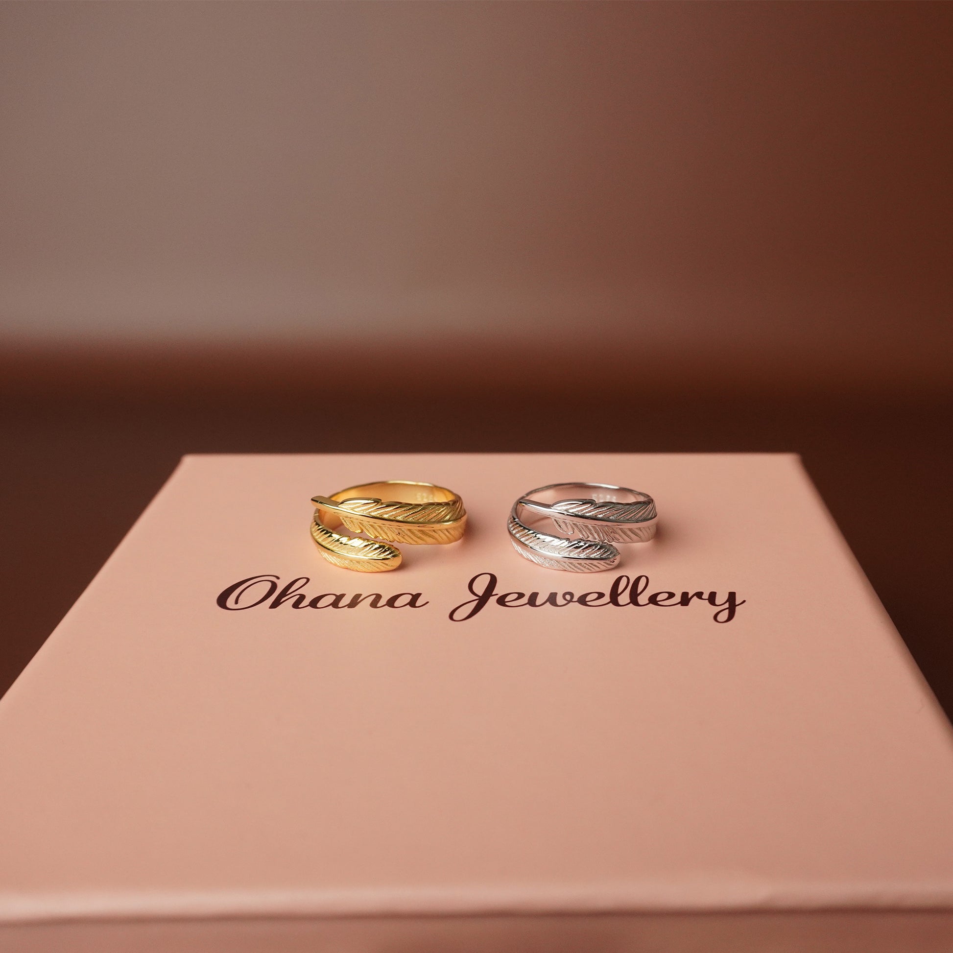 A Guardian Angel Above - Feather Ring