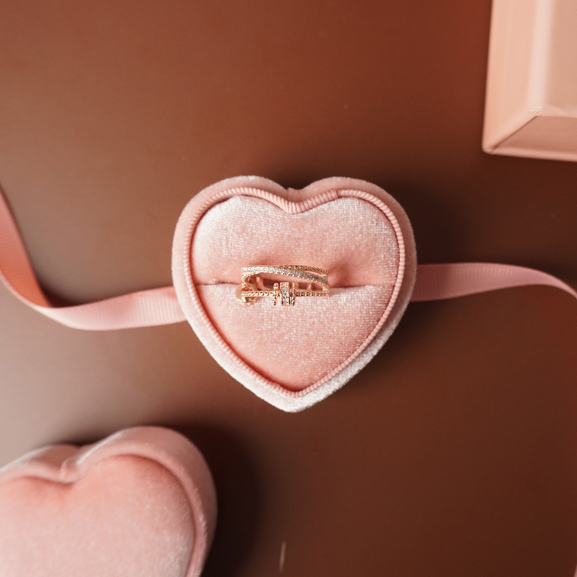 To My Grand Daughter - Tri Band Infinity Fidget Ring