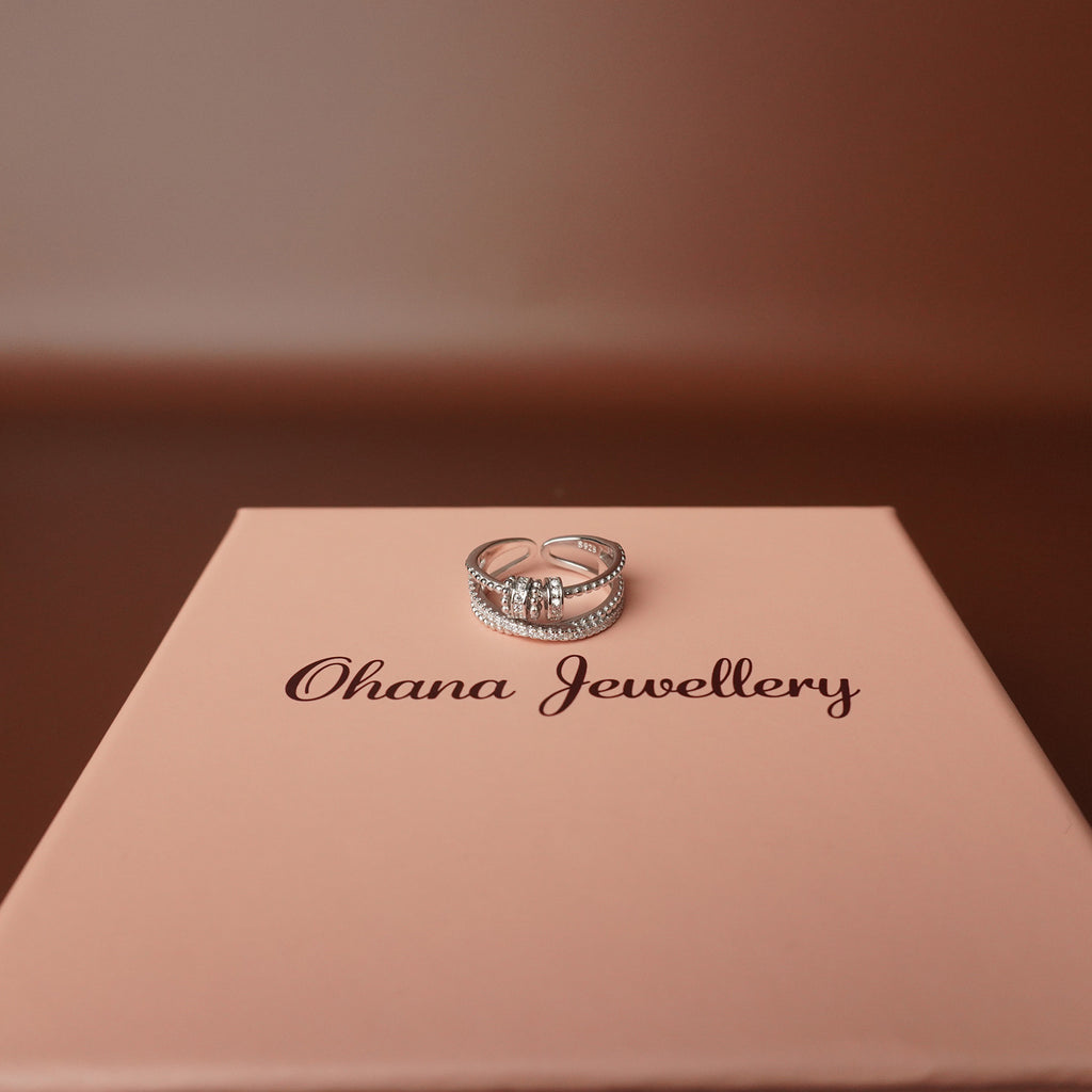 To My Best Friend - Tri Band Infinity Fidget Ring