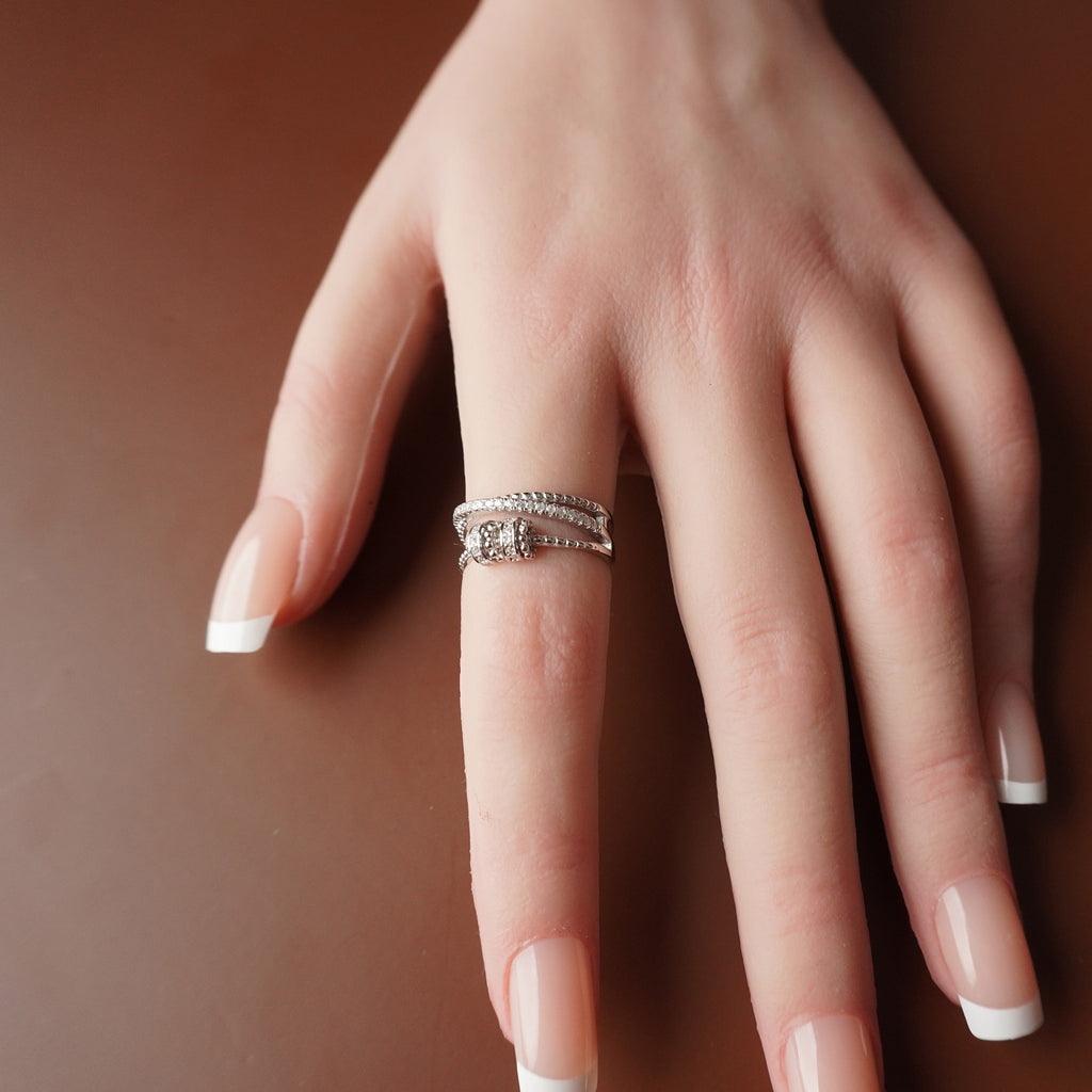 To My Best Friend - Tri Band Infinity Fidget Ring