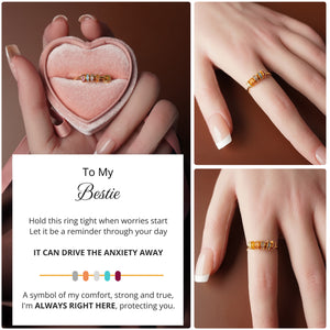 To My Best Friend - Dainty Fidget Ring