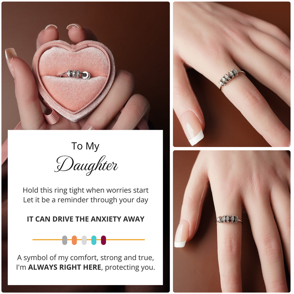 To My Daughter - Dainty Fidget Ring