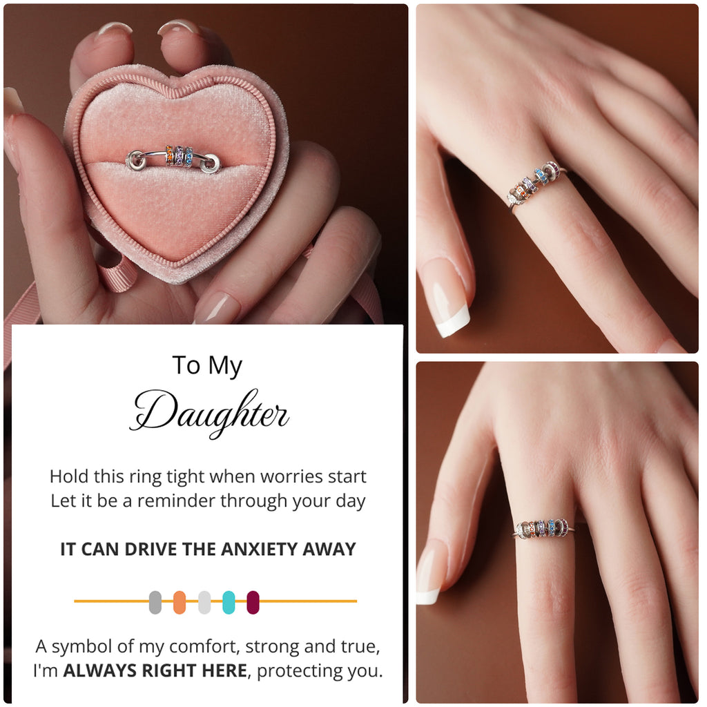 To My Grand Daughter - Dainty Fidget Ring