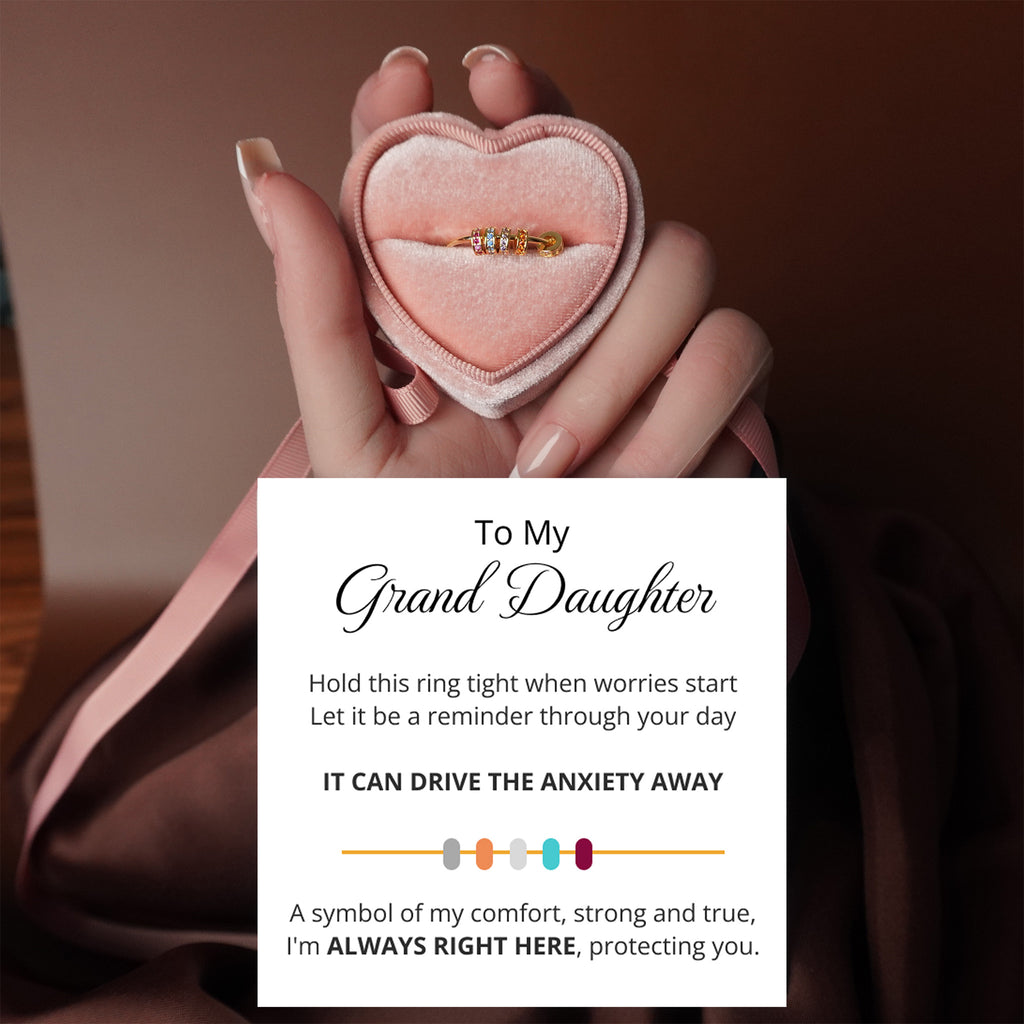 To My Grand Daughter - Dainty Fidget Ring