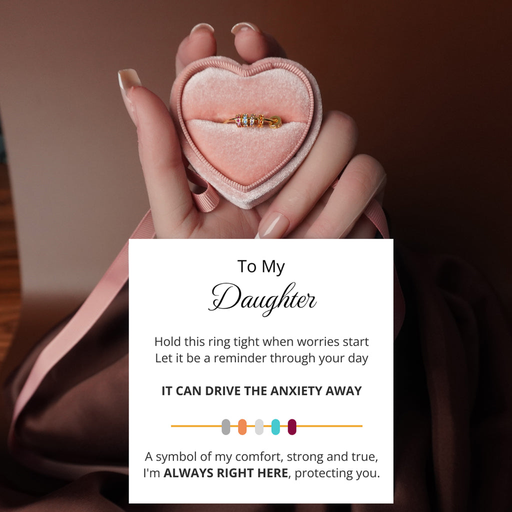 To My Daughter - Dainty Fidget Ring