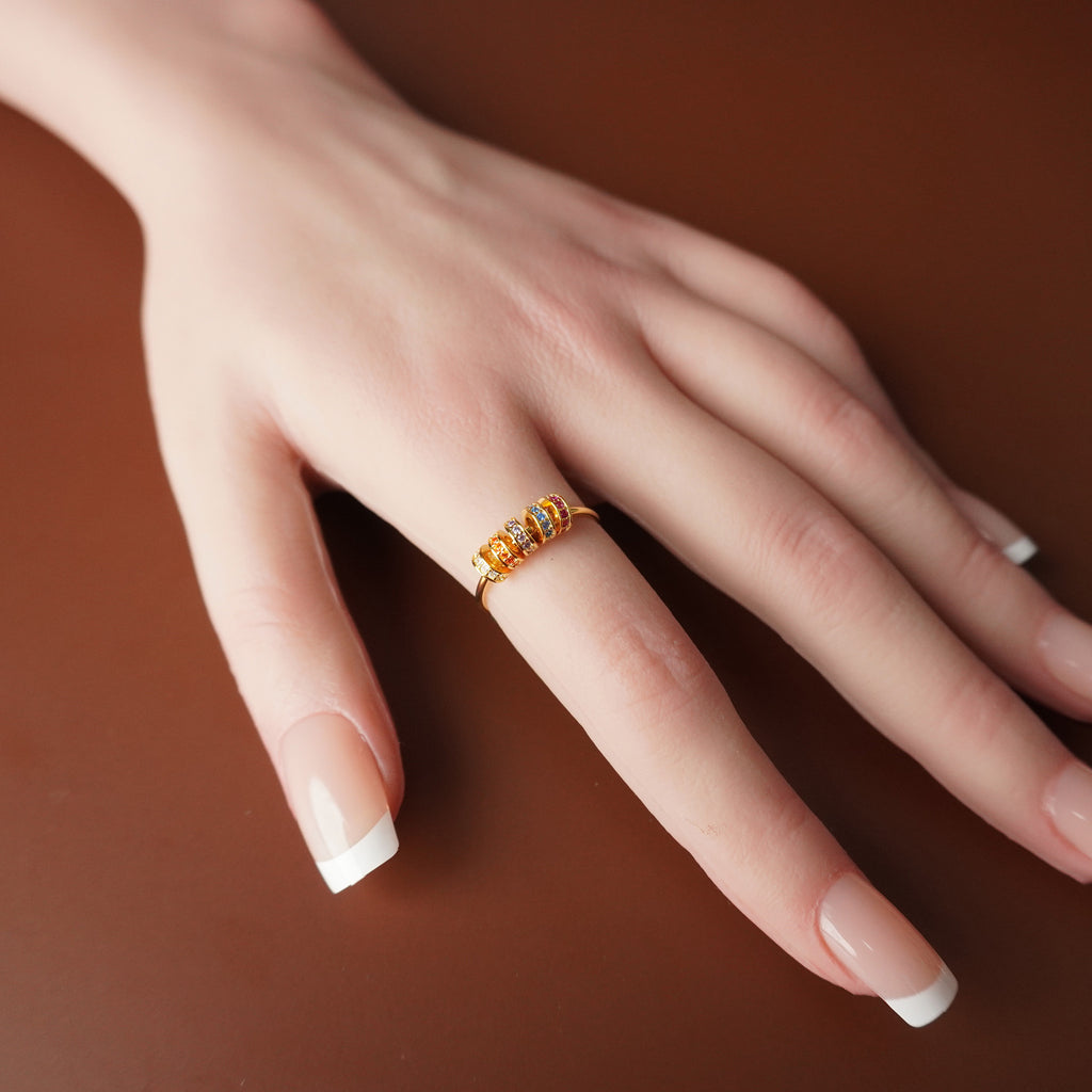 To My Daughter - Dainty Fidget Ring