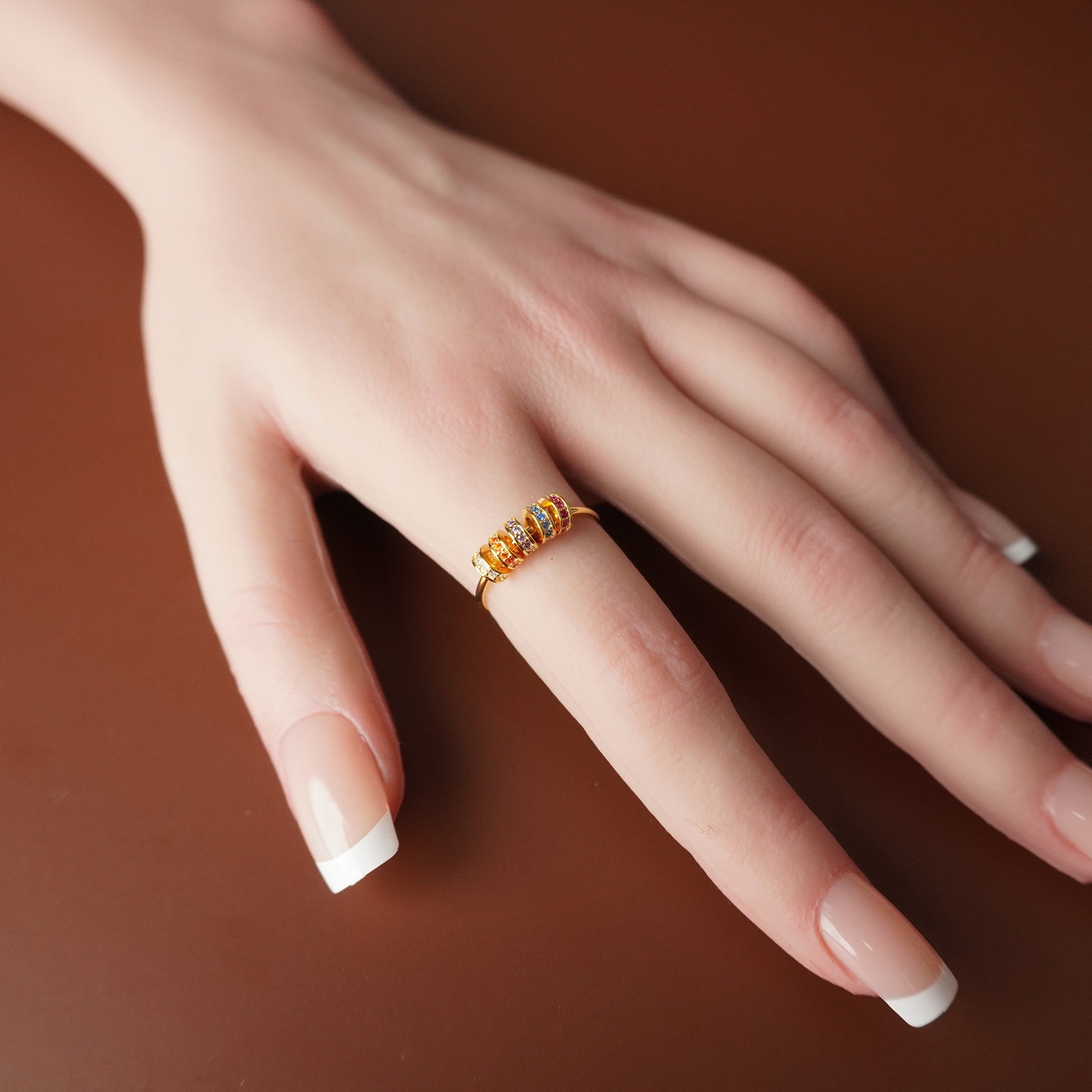 To My Grand Daughter - Dainty Fidget Ring