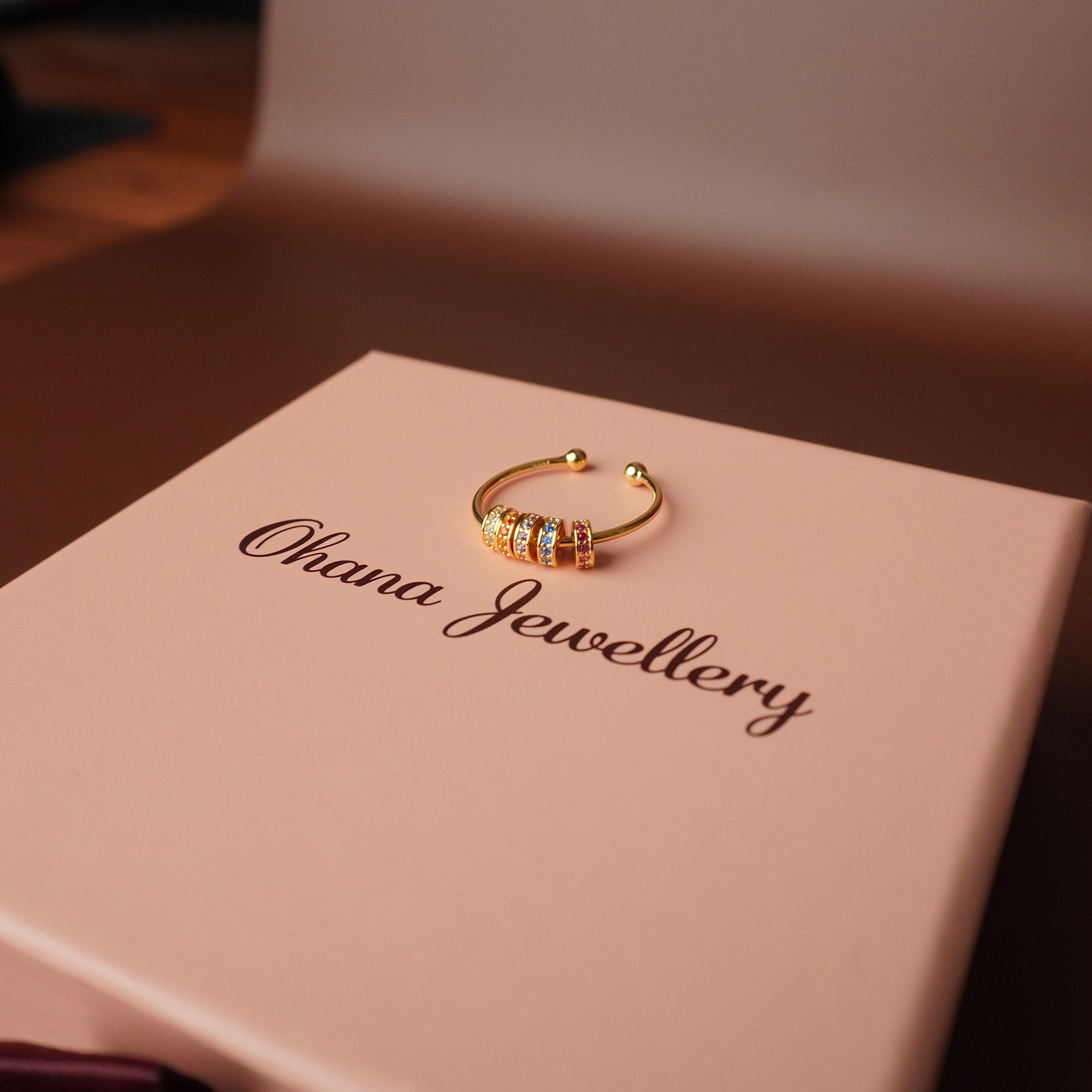 To My Grand Daughter - Dainty Fidget Ring