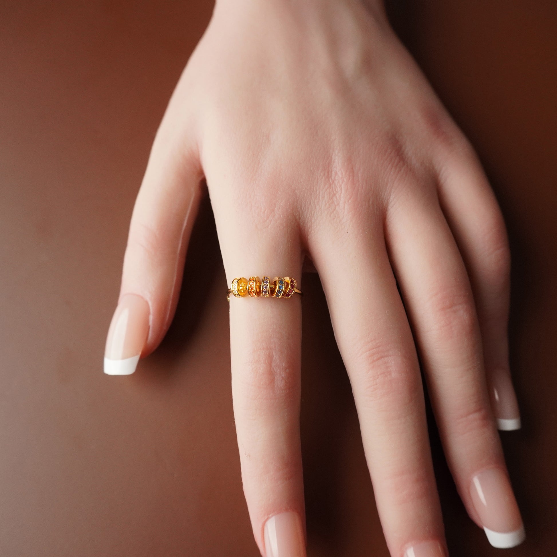 To My Grand Daughter - Dainty Fidget Ring