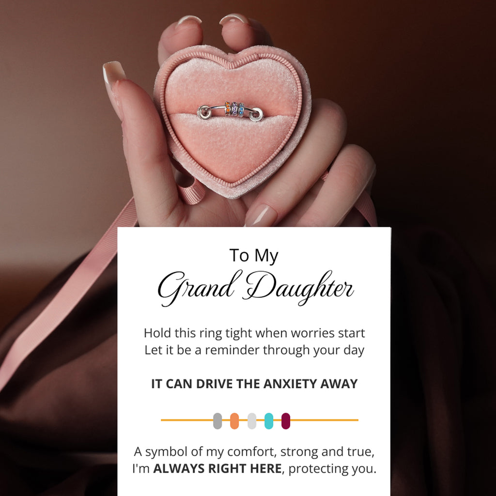 To My Grand Daughter - Dainty Fidget Ring