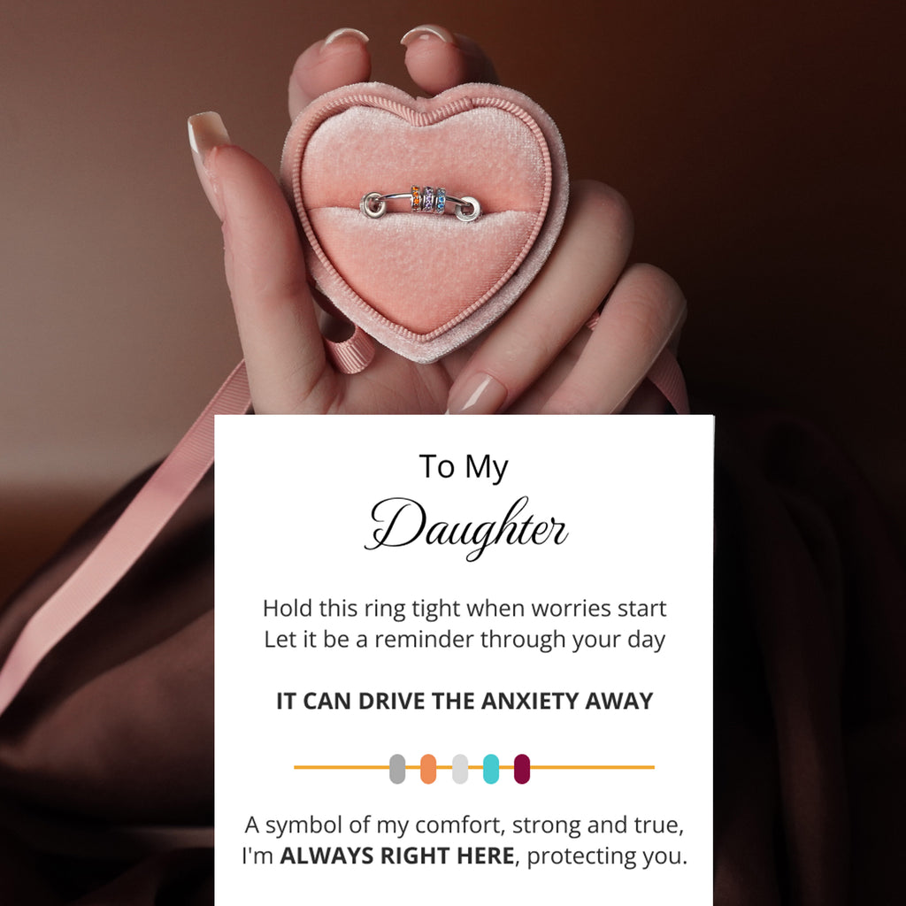 To My Daughter - Dainty Fidget Ring