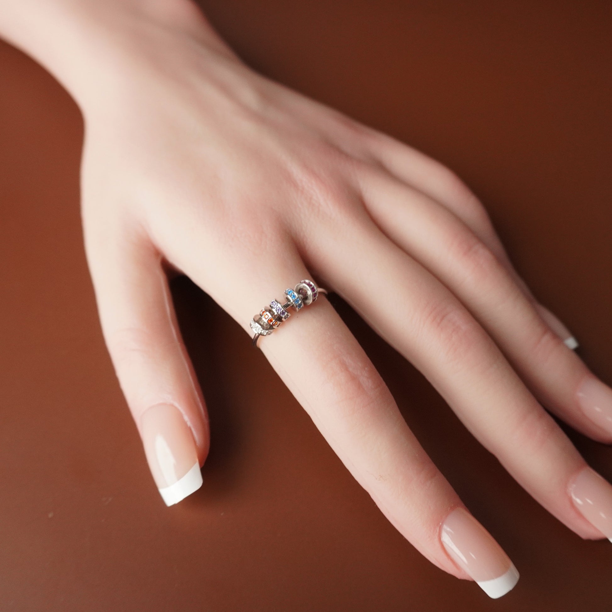 To My Grand Daughter - Dainty Fidget Ring