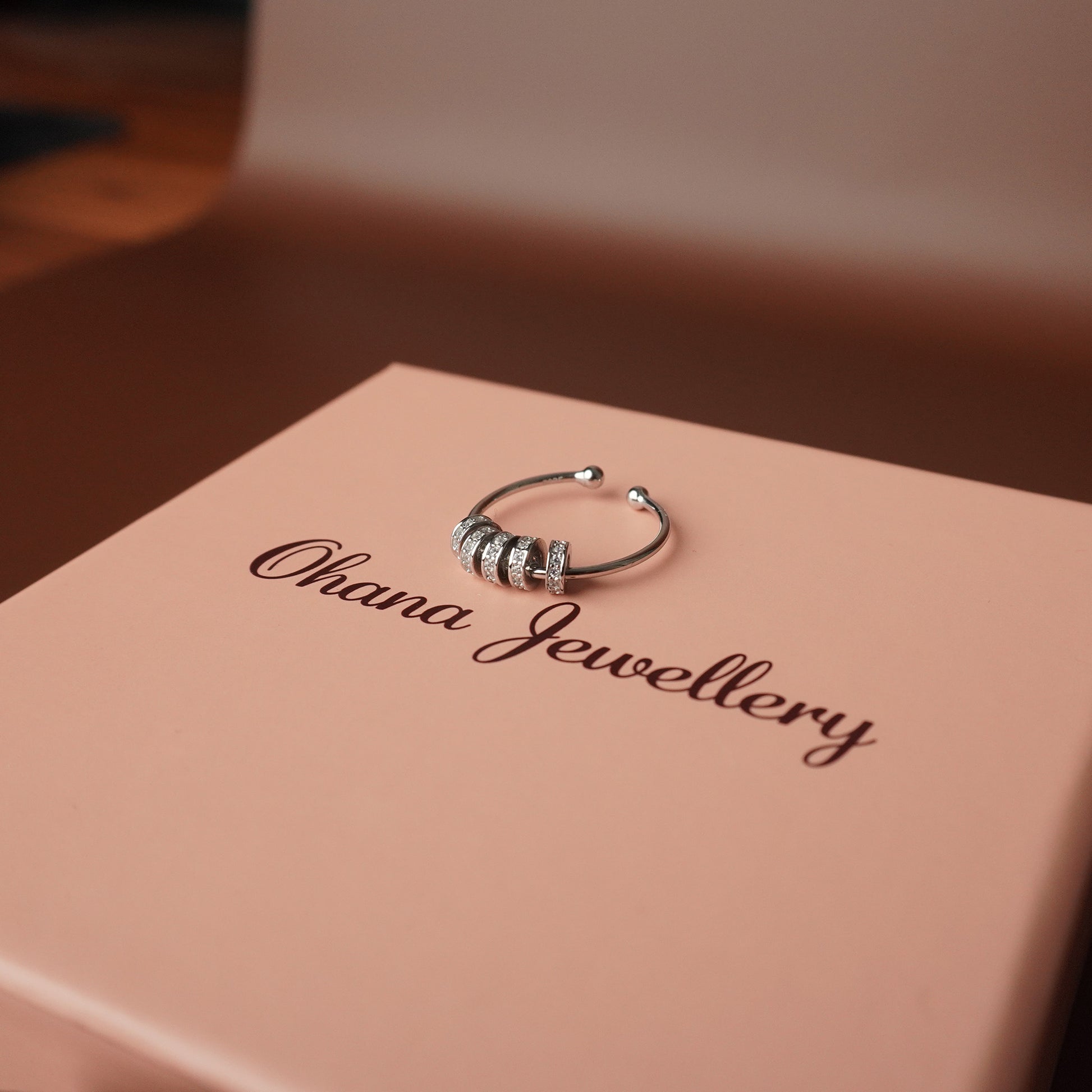To My Grand Daughter - Dainty Fidget Ring