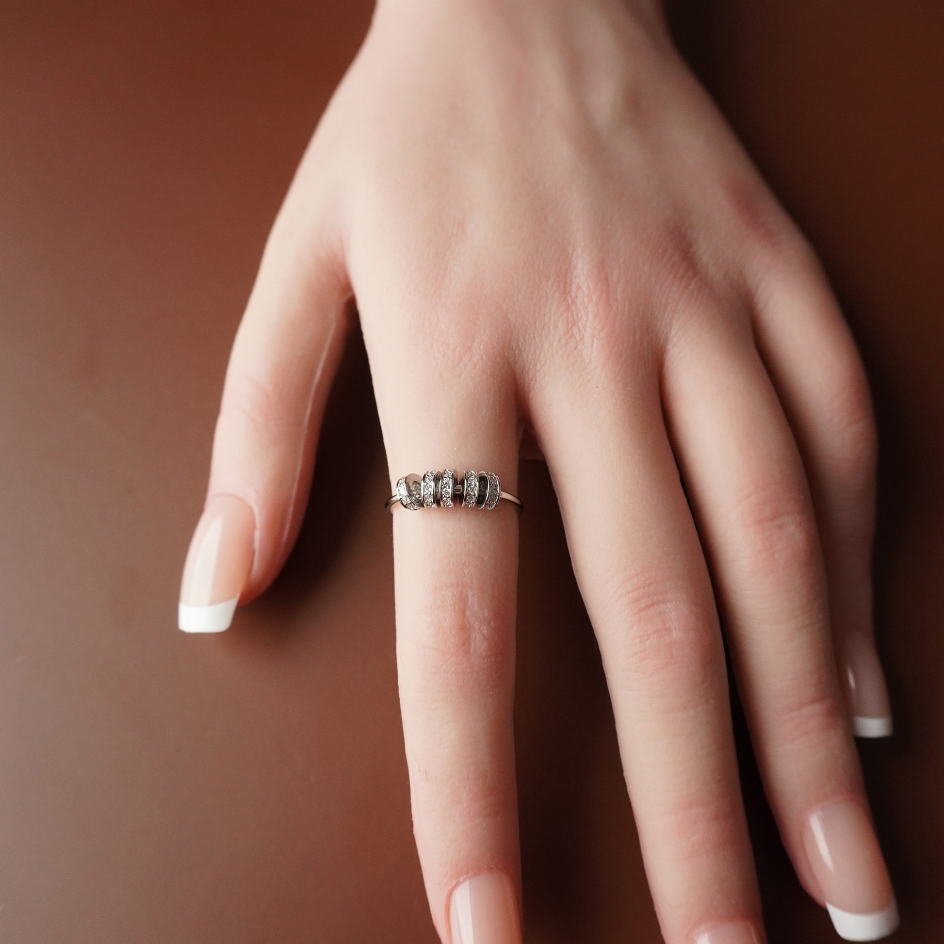 To My Grand Daughter - Dainty Fidget Ring