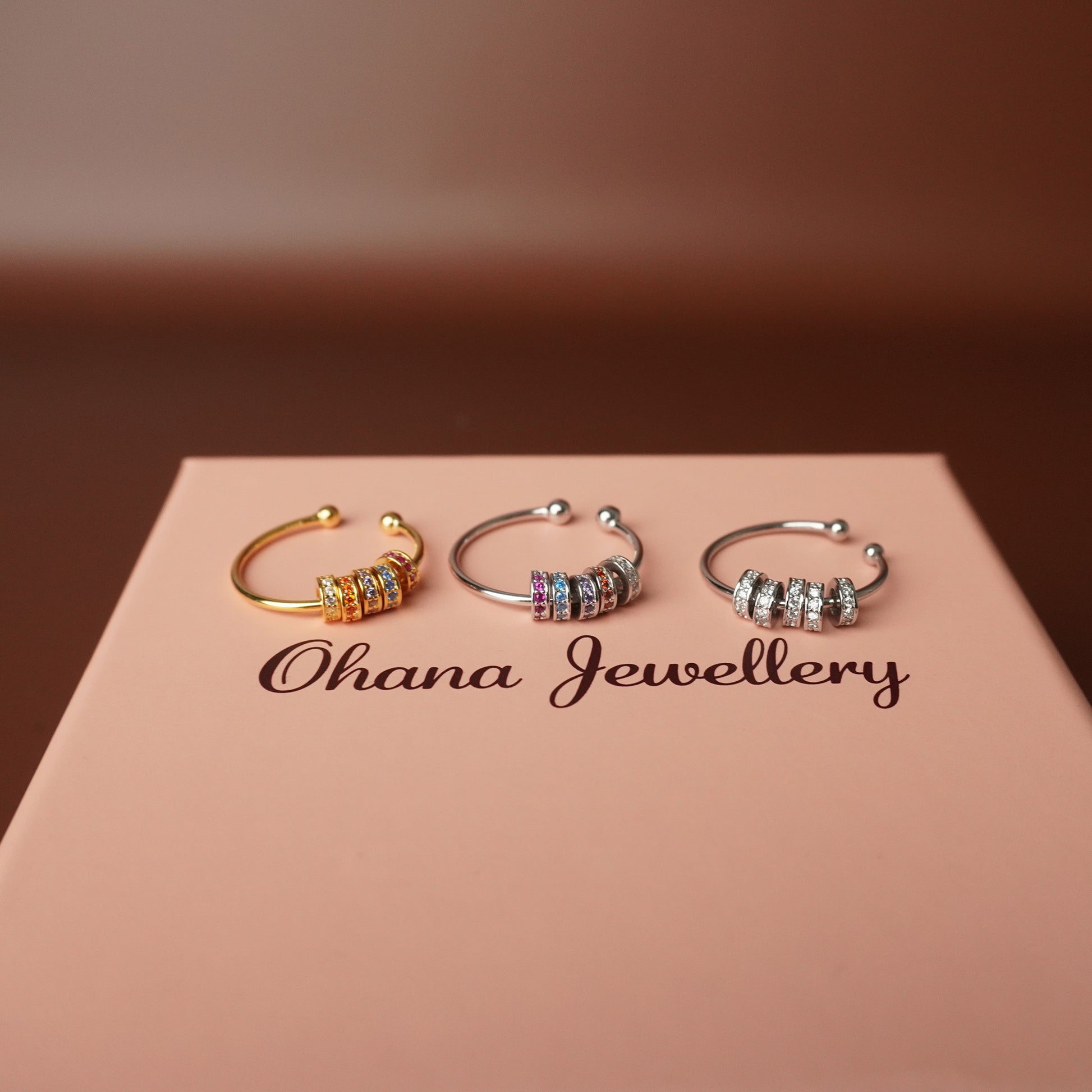 To My Grand Daughter - Dainty Fidget Ring