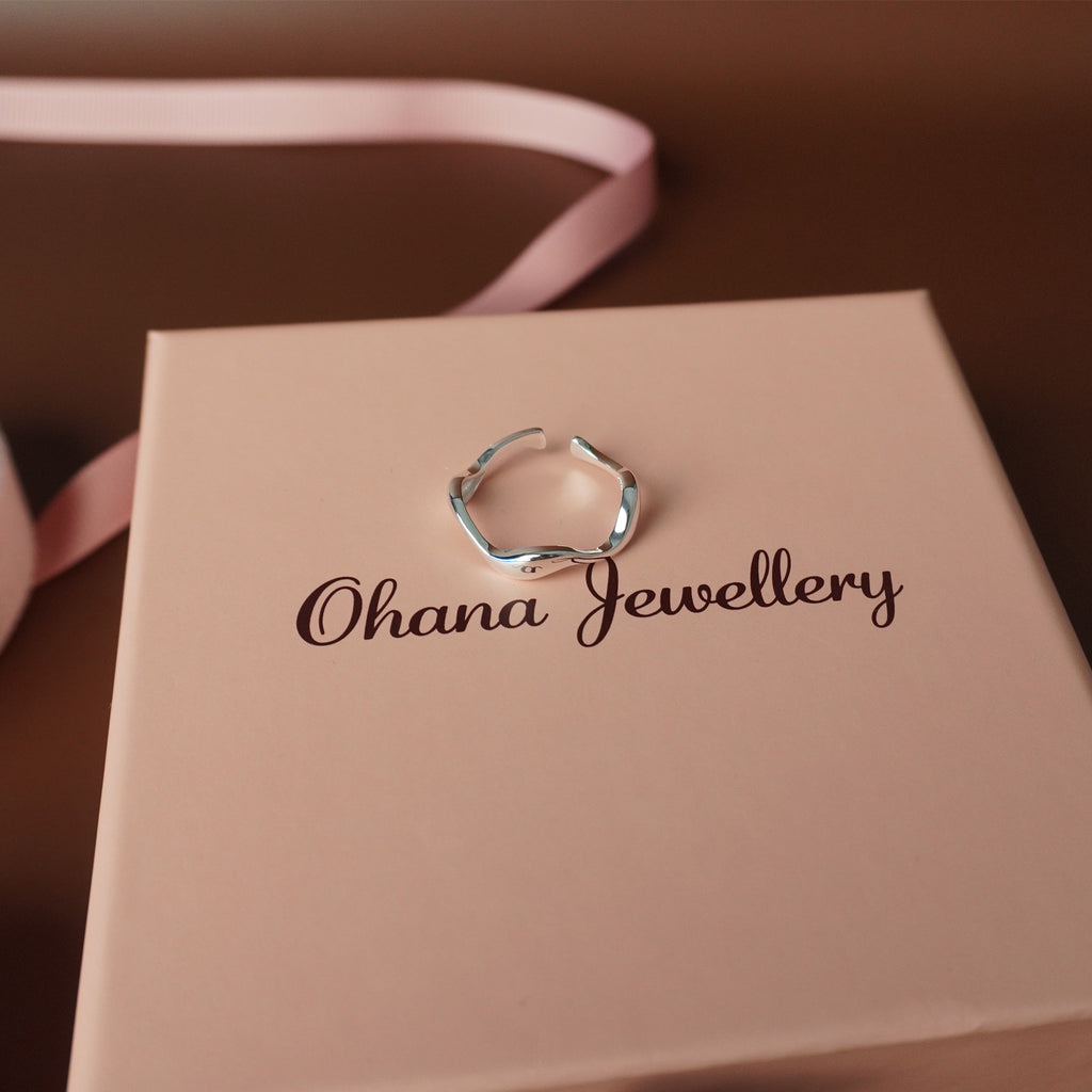 To My Grand Daughter - Waves Highest Highs and Lowest Lows Ring