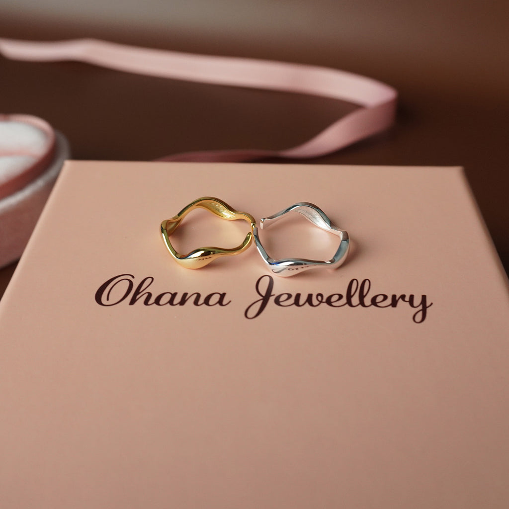 To My Grand Daughter - Waves Highest Highs and Lowest Lows Ring