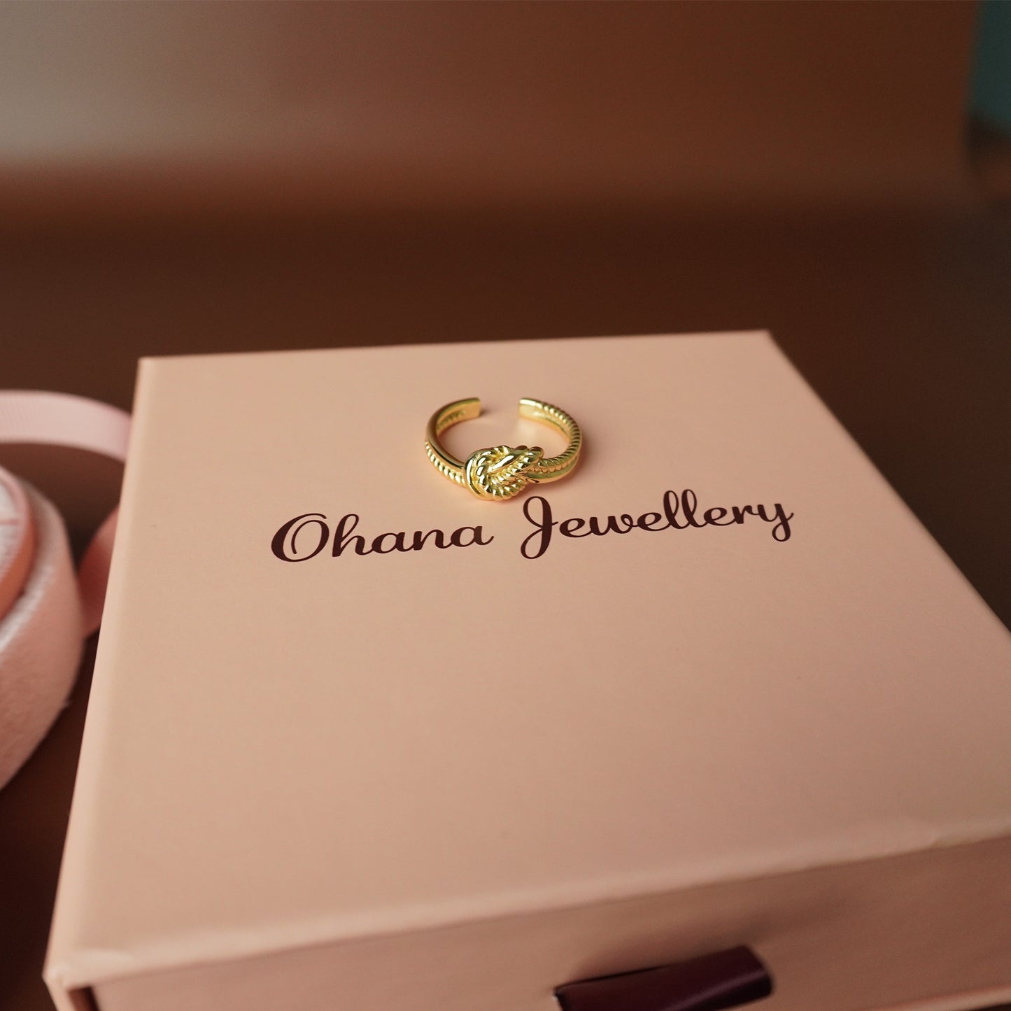 To My Best Friend - Eternal Bond Simple Hand Knot Ring