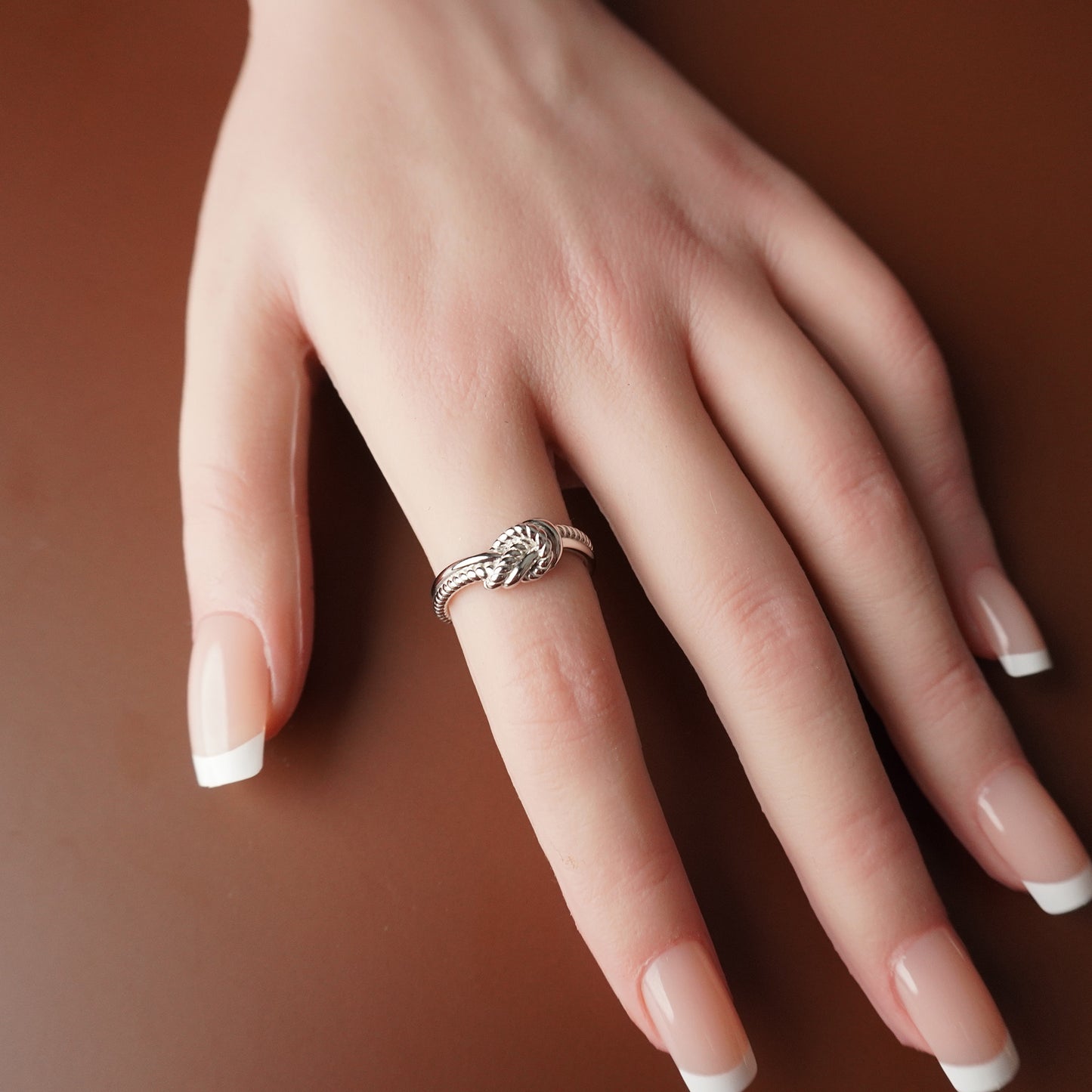 To My Best Friend - Eternal Bond Simple Hand Knot Ring