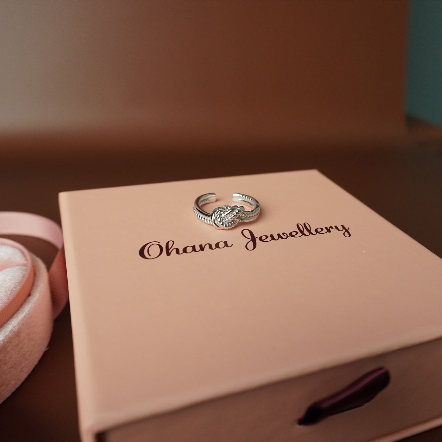 To My Best Friend - Eternal Bond Simple Hand Knot Ring