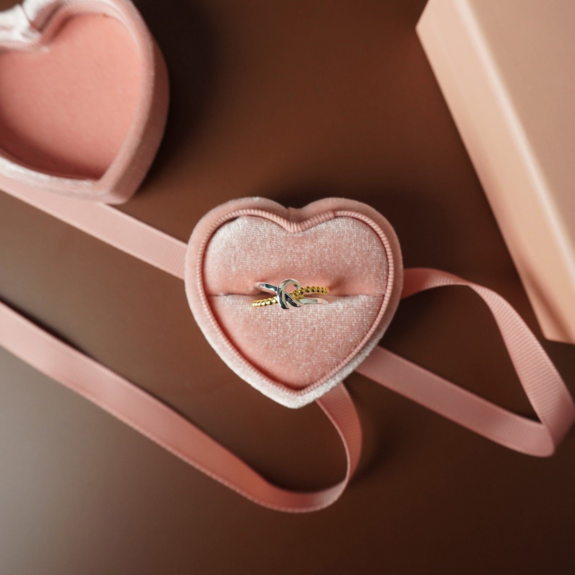 To My Grand Daughter - The Knot That Ties Us Together - Ring in Gold and Silver