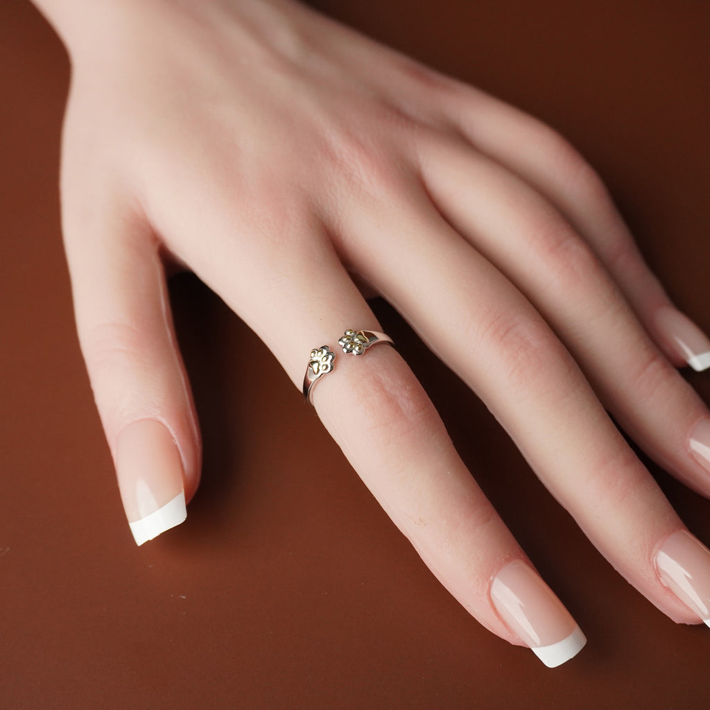 Eternal Paw Hug Ring