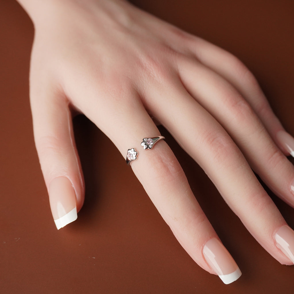 Eternal Paw Hug Ring