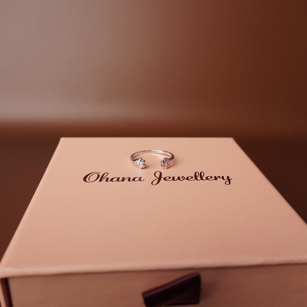 Eternal Paw Hug Ring