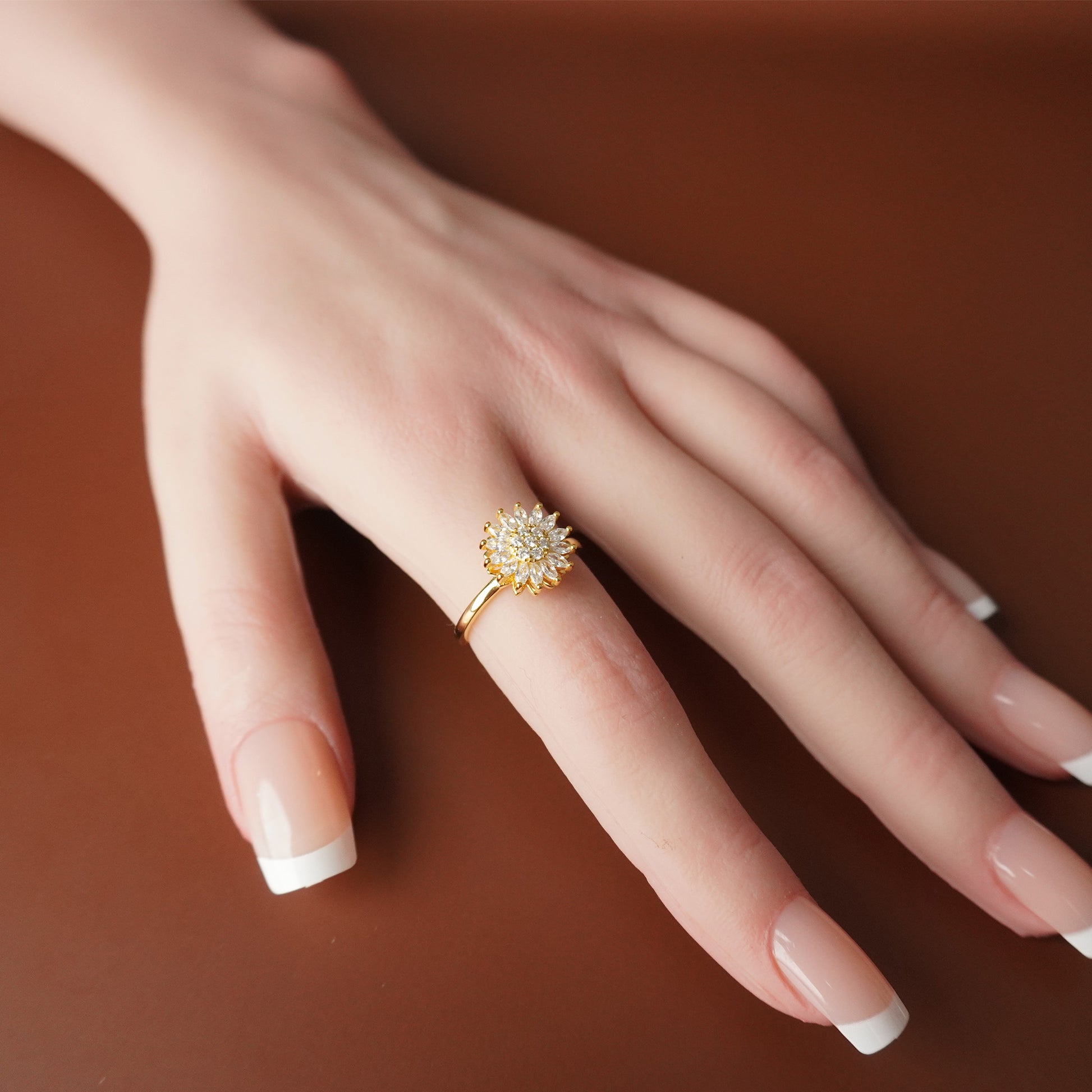 To My Grand Daughter - You Are My Sunshine Fidget Ring