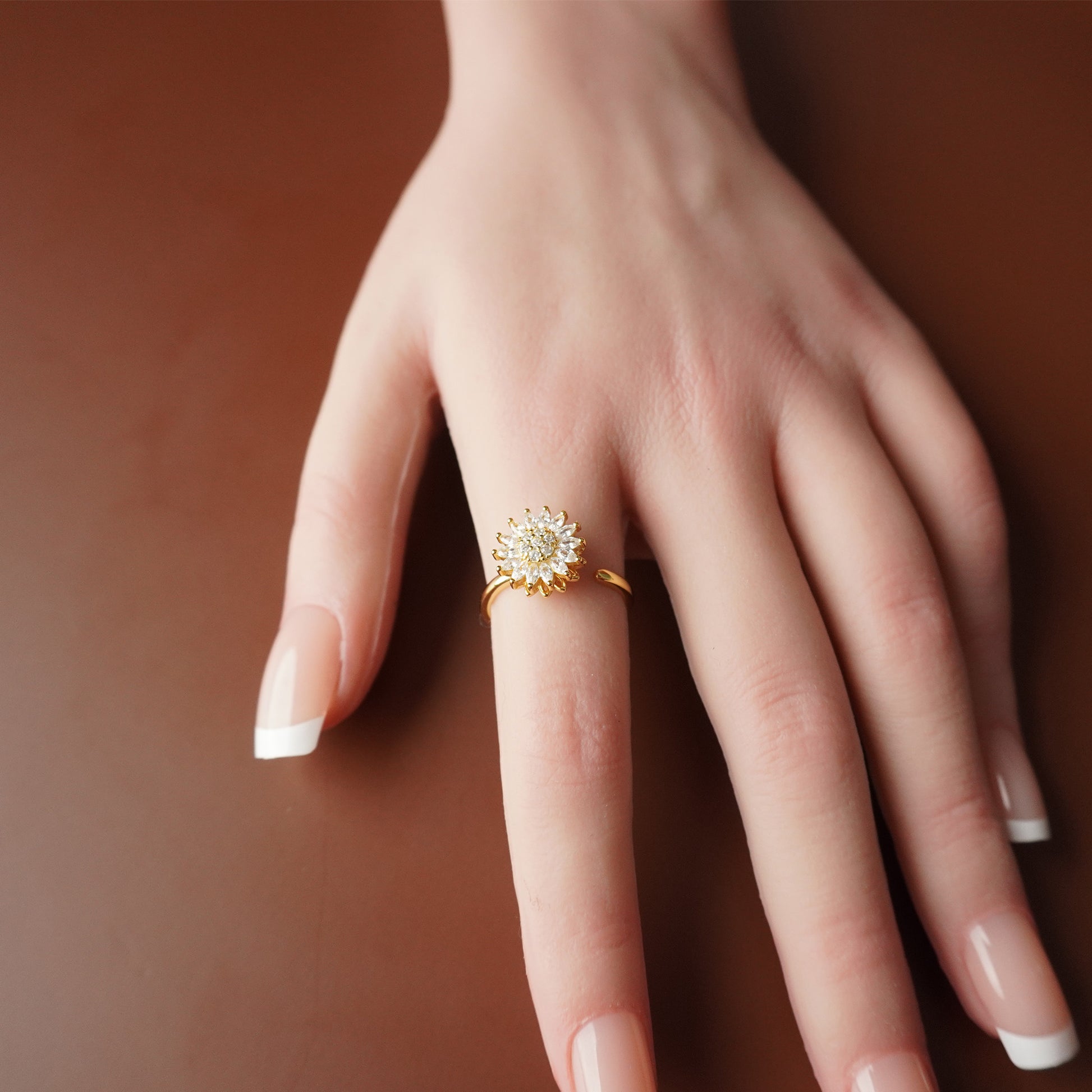 To My Grand Daughter - You Are My Sunshine Fidget Ring
