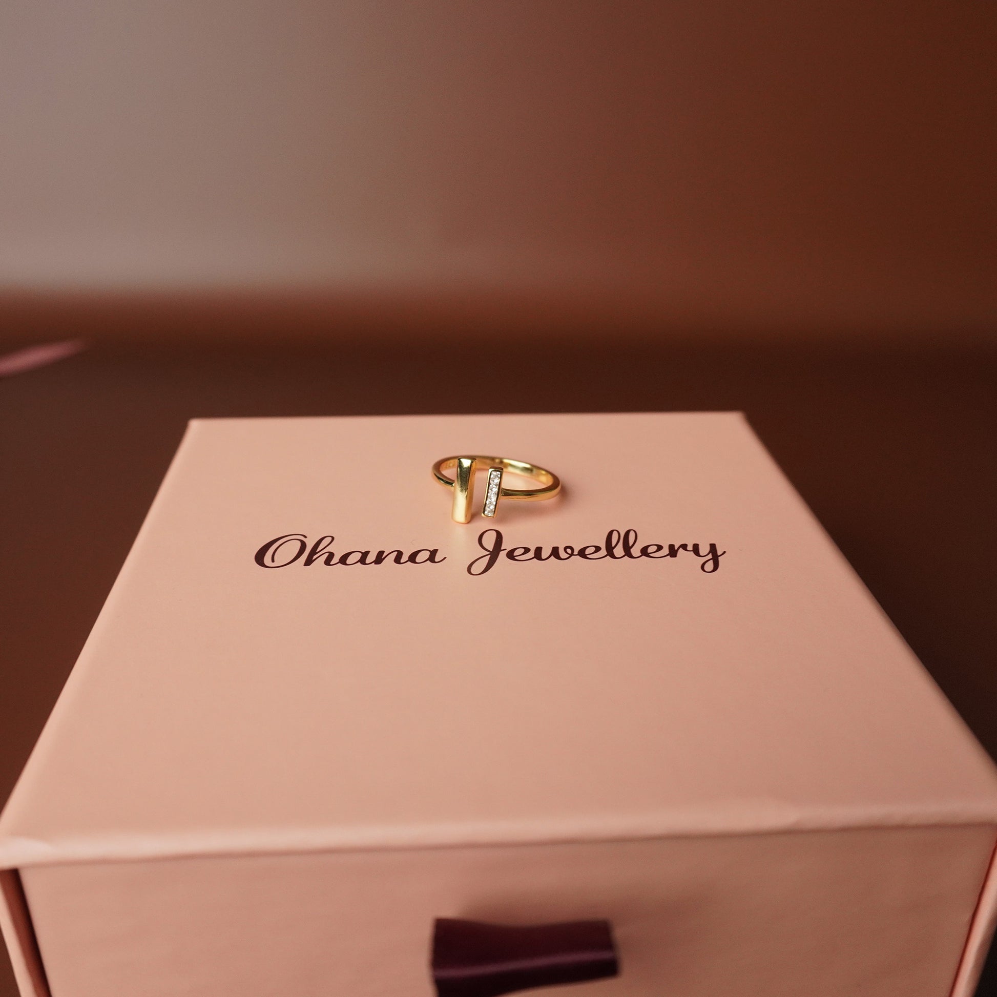 To My Grand Daughter - Our Unbroken Bond Through Thick and Thin Ring With Zirconia Stones