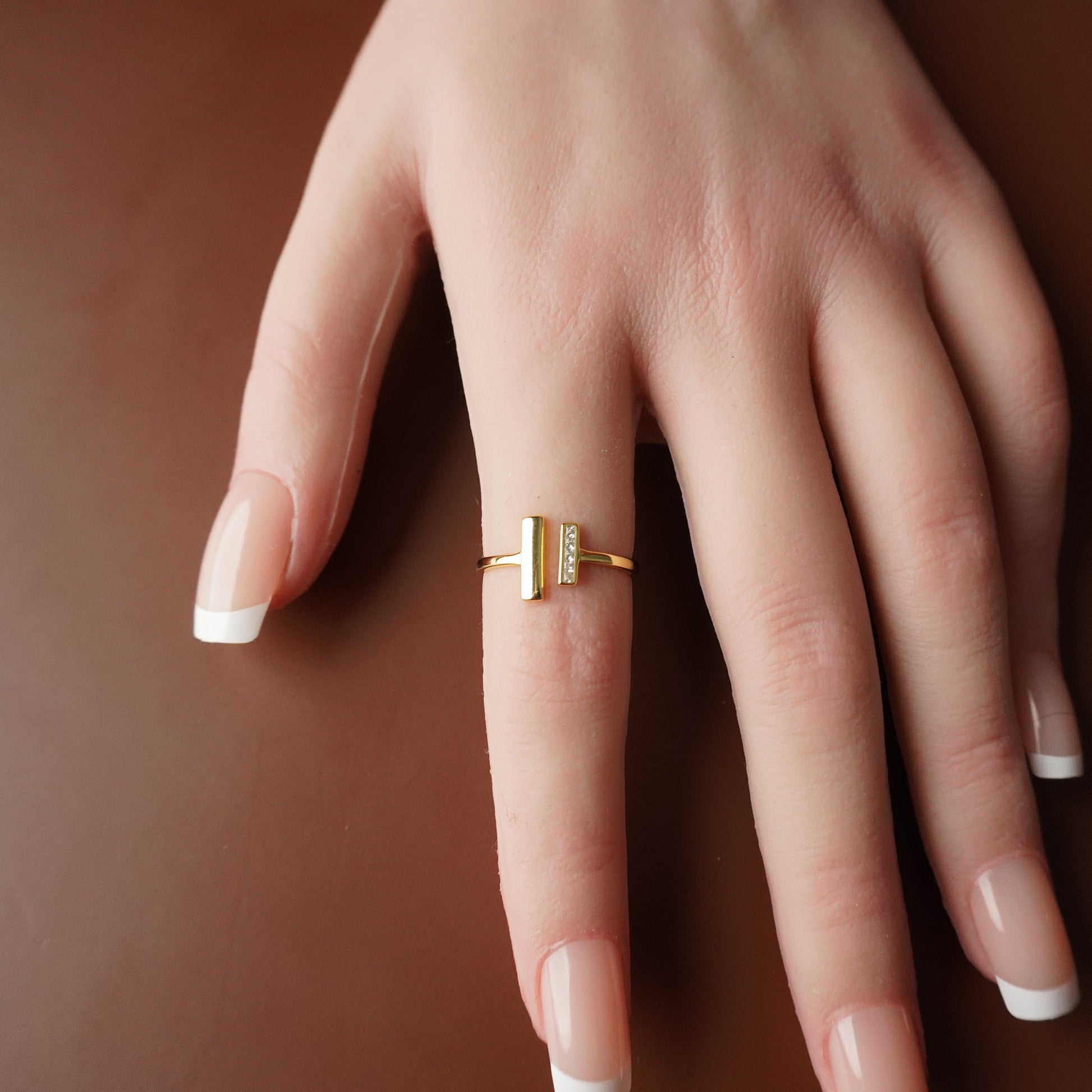 To My Grand Daughter - Our Unbroken Bond Through Thick and Thin Ring With Zirconia Stones