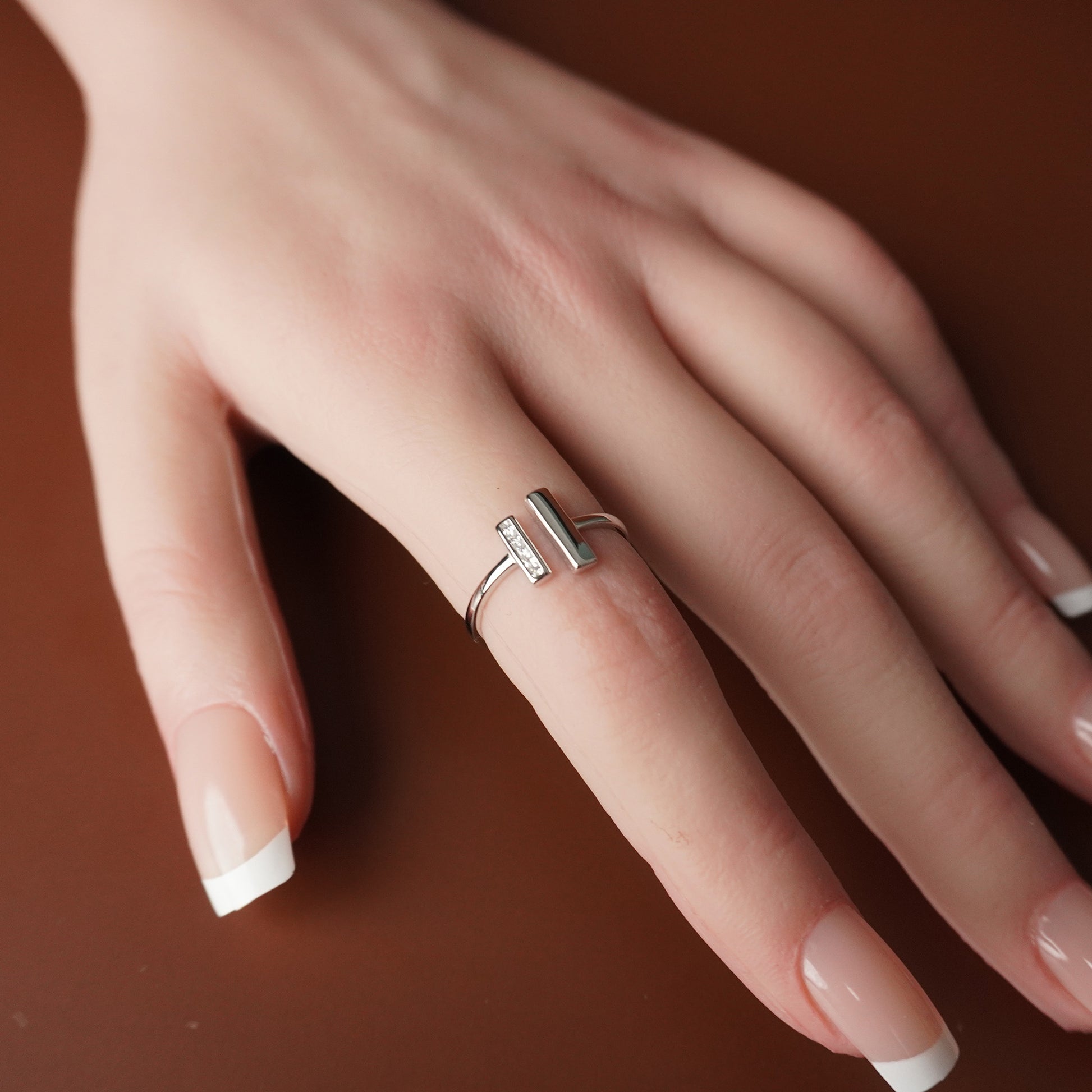 To My Grand Daughter - Our Unbroken Bond Through Thick and Thin Ring With Zirconia Stones