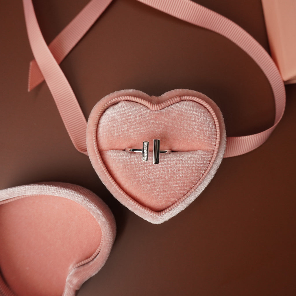 To My Grand Daughter - Through Thick and Thin Ring With Zirconia Stones
