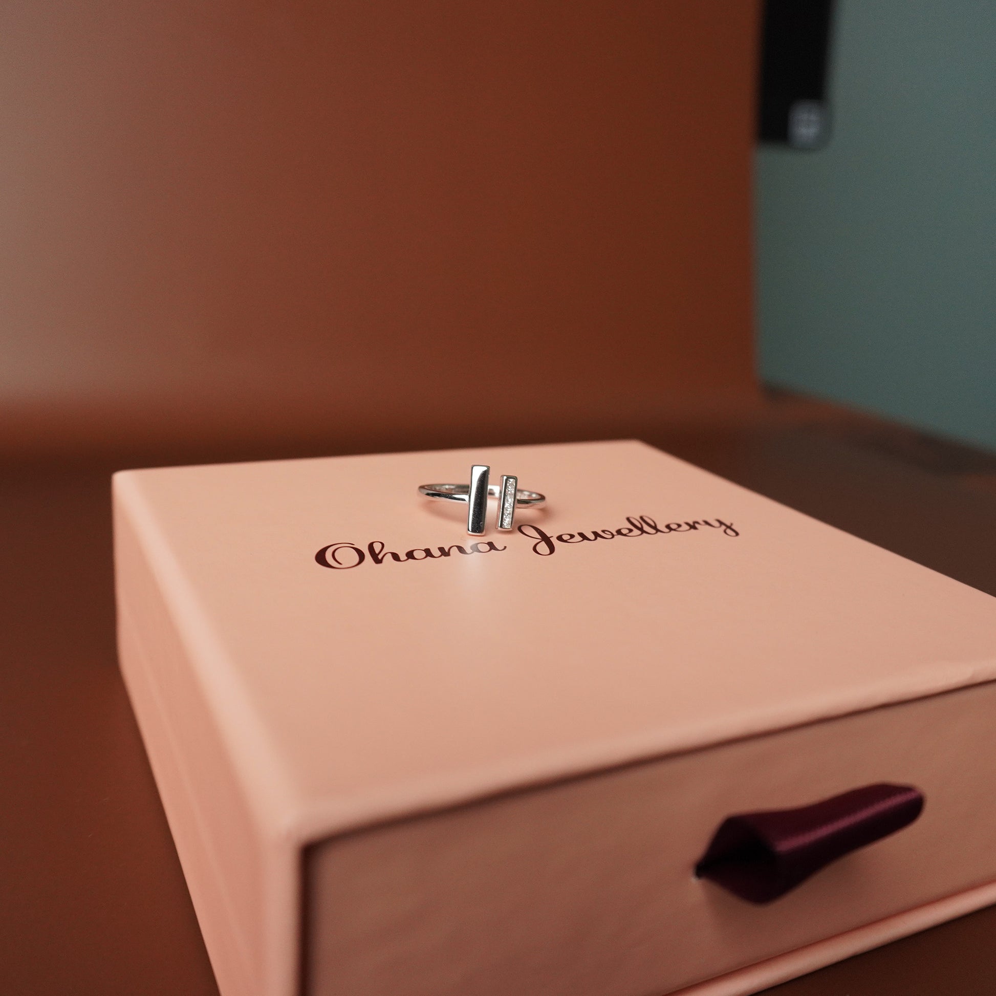 To My Grand Daughter - Our Unbroken Bond Through Thick and Thin Ring With Zirconia Stones