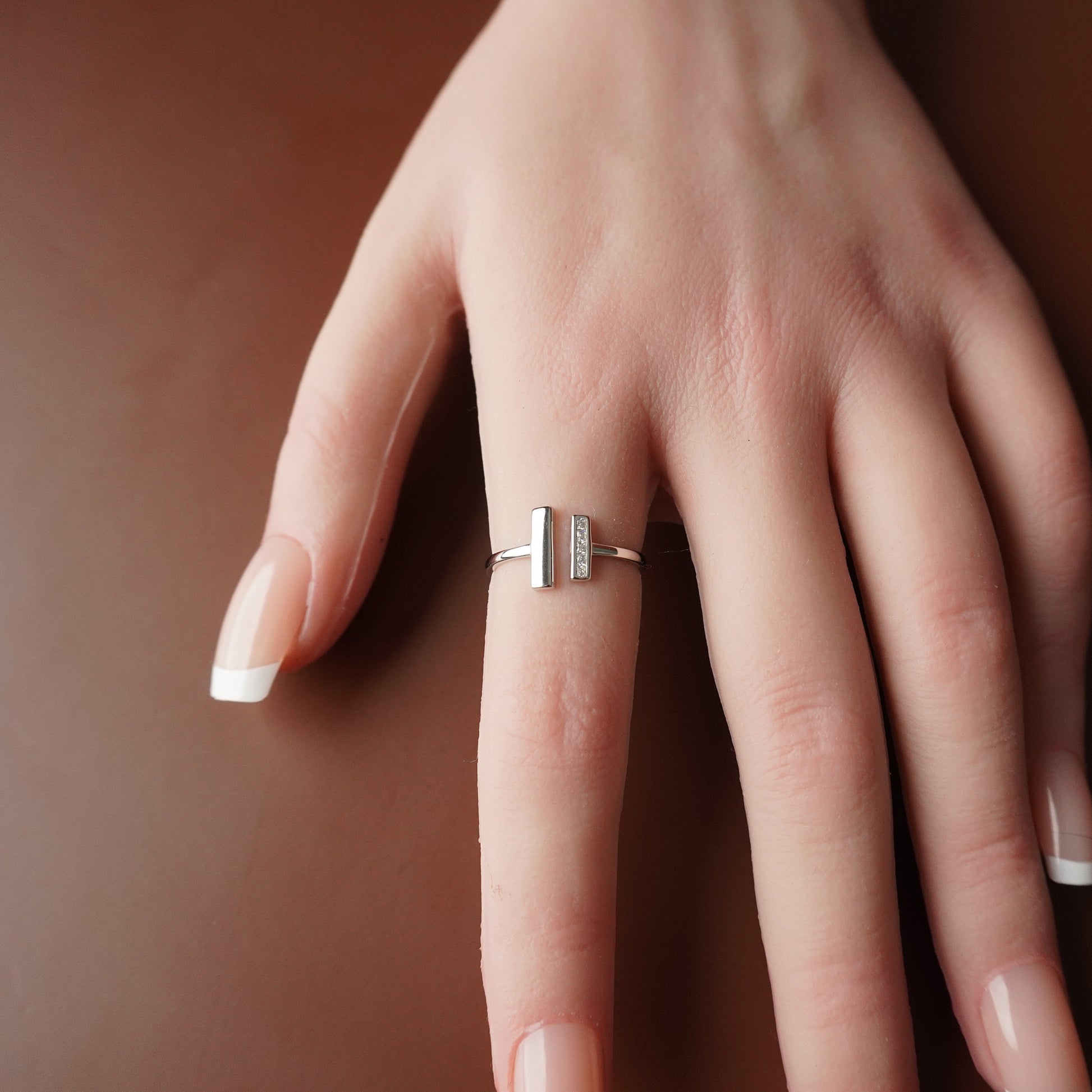 To My Grand Daughter - Our Unbroken Bond Through Thick and Thin Ring With Zirconia Stones
