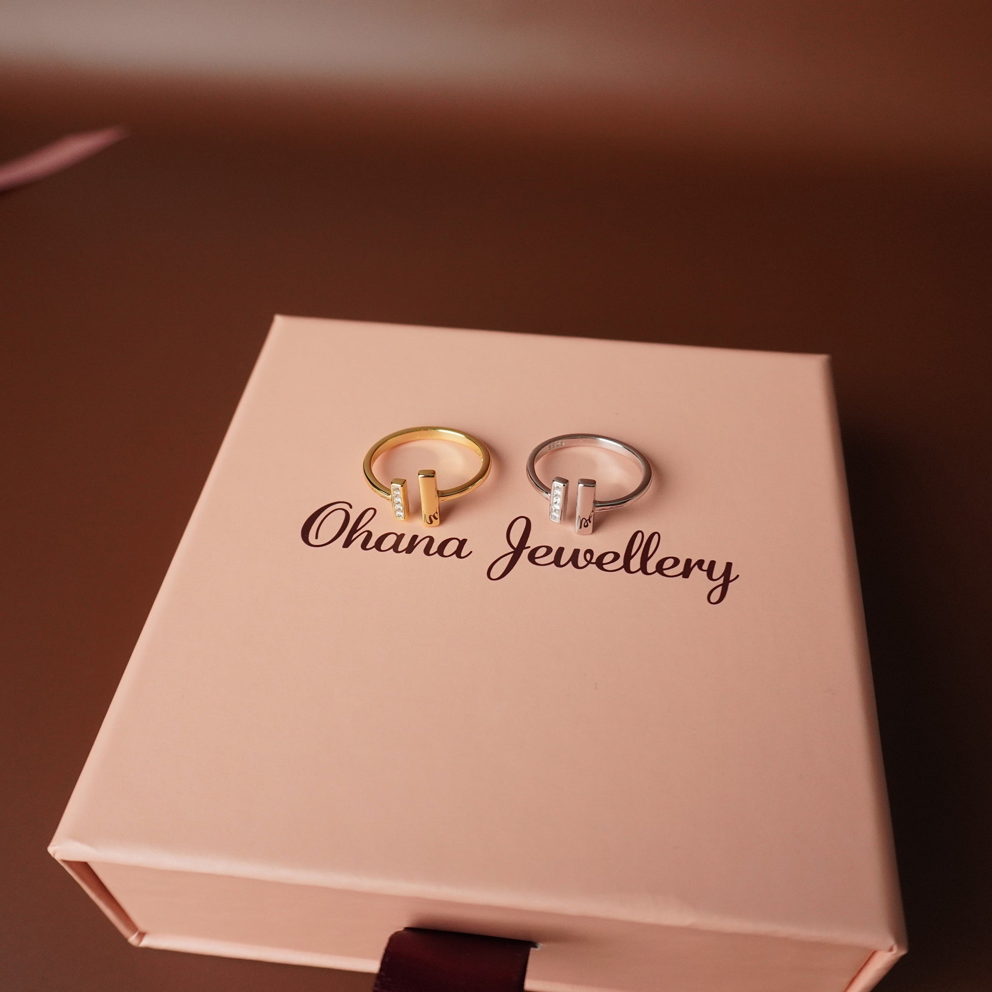 To My Grand Daughter - Our Unbroken Bond Through Thick and Thin Ring With Zirconia Stones
