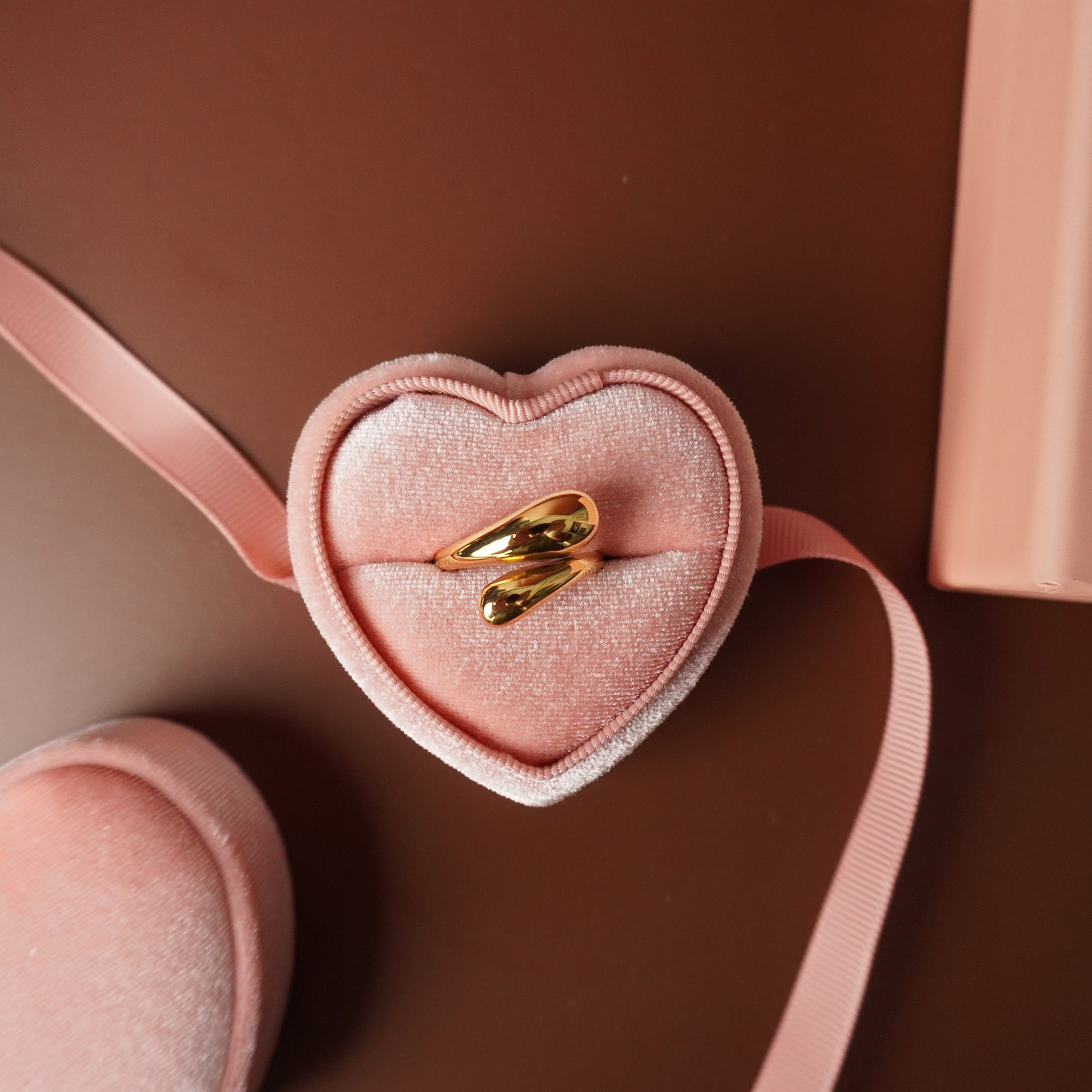 To My Grand Daughter - Through Thick and Thin Teardrop Ring
