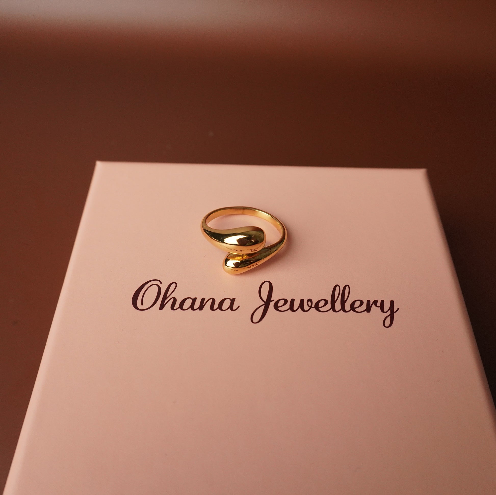 To My Grand Daughter - Through Thick and Thin Teardrop Ring