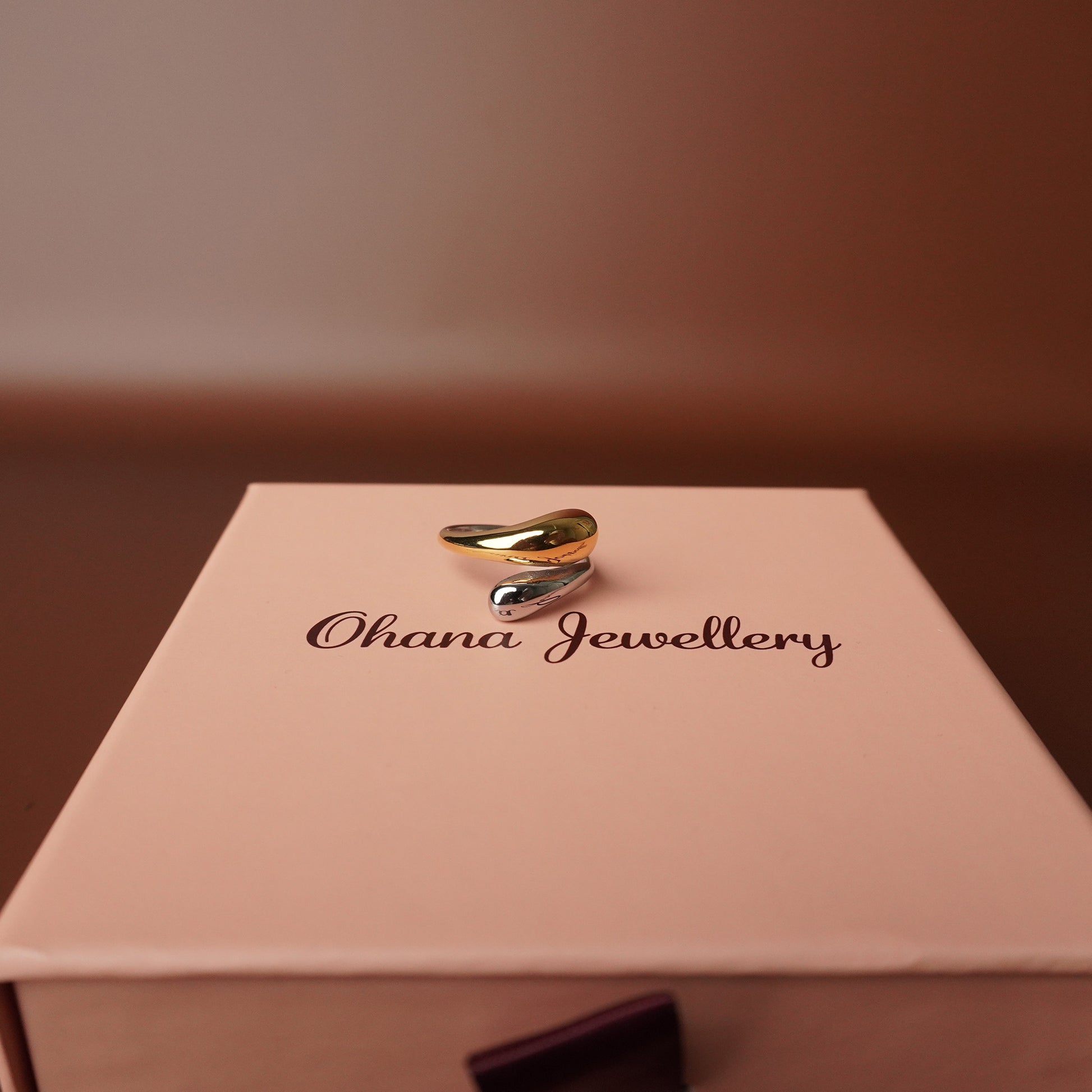 To My Grand Daughter - Through Thick and Thin Teardrop Ring