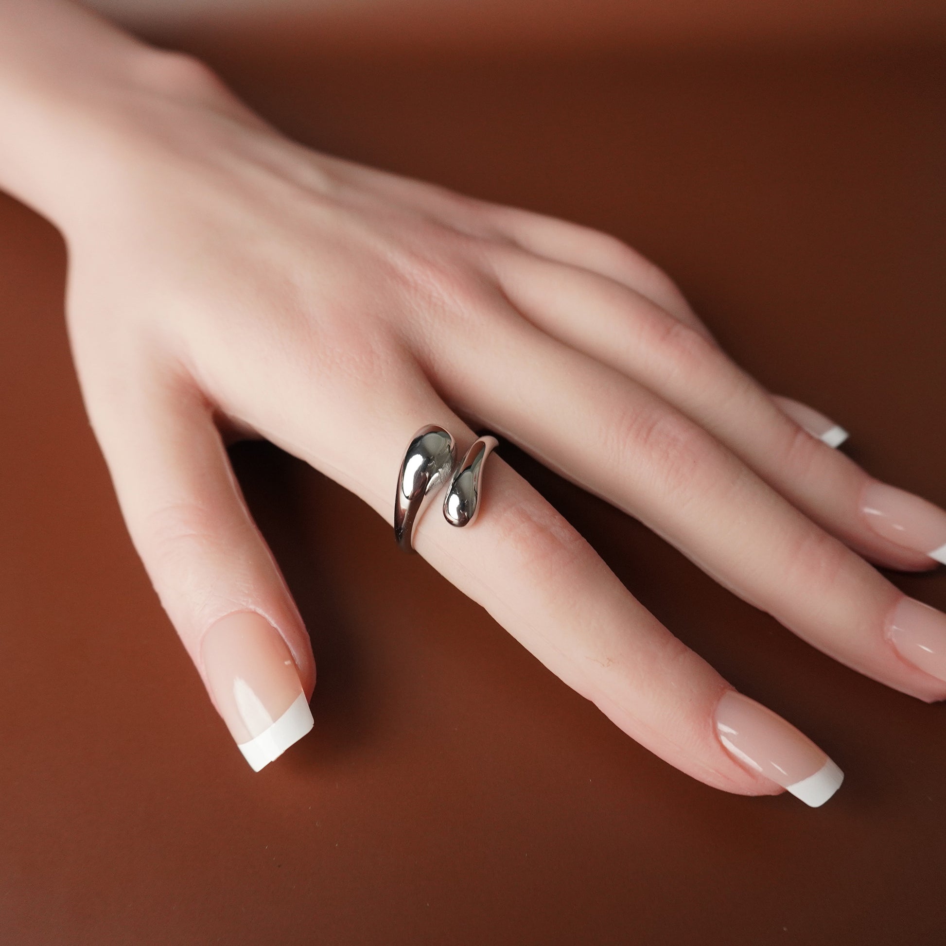 To My Grand Daughter - Through Thick and Thin Teardrop Ring