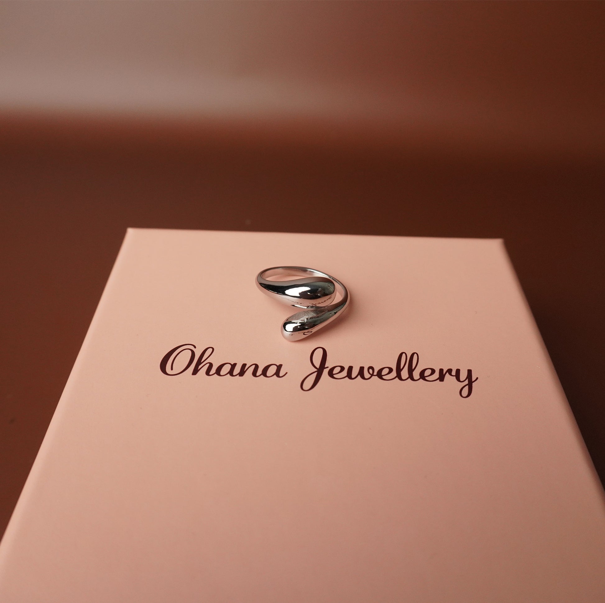 To My Grand Daughter - Through Thick and Thin Teardrop Ring