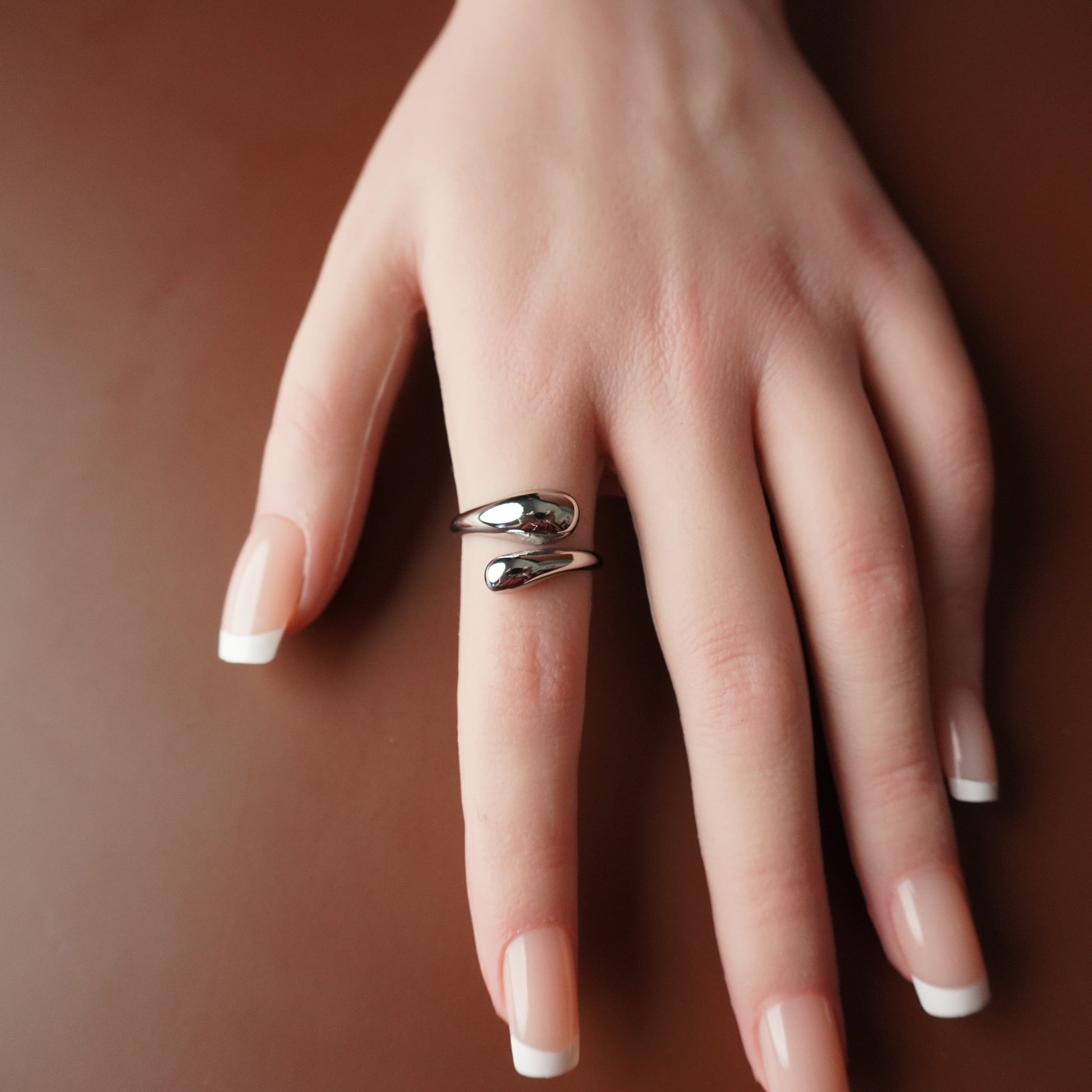 To My Grand Daughter - Through Thick and Thin Teardrop Ring