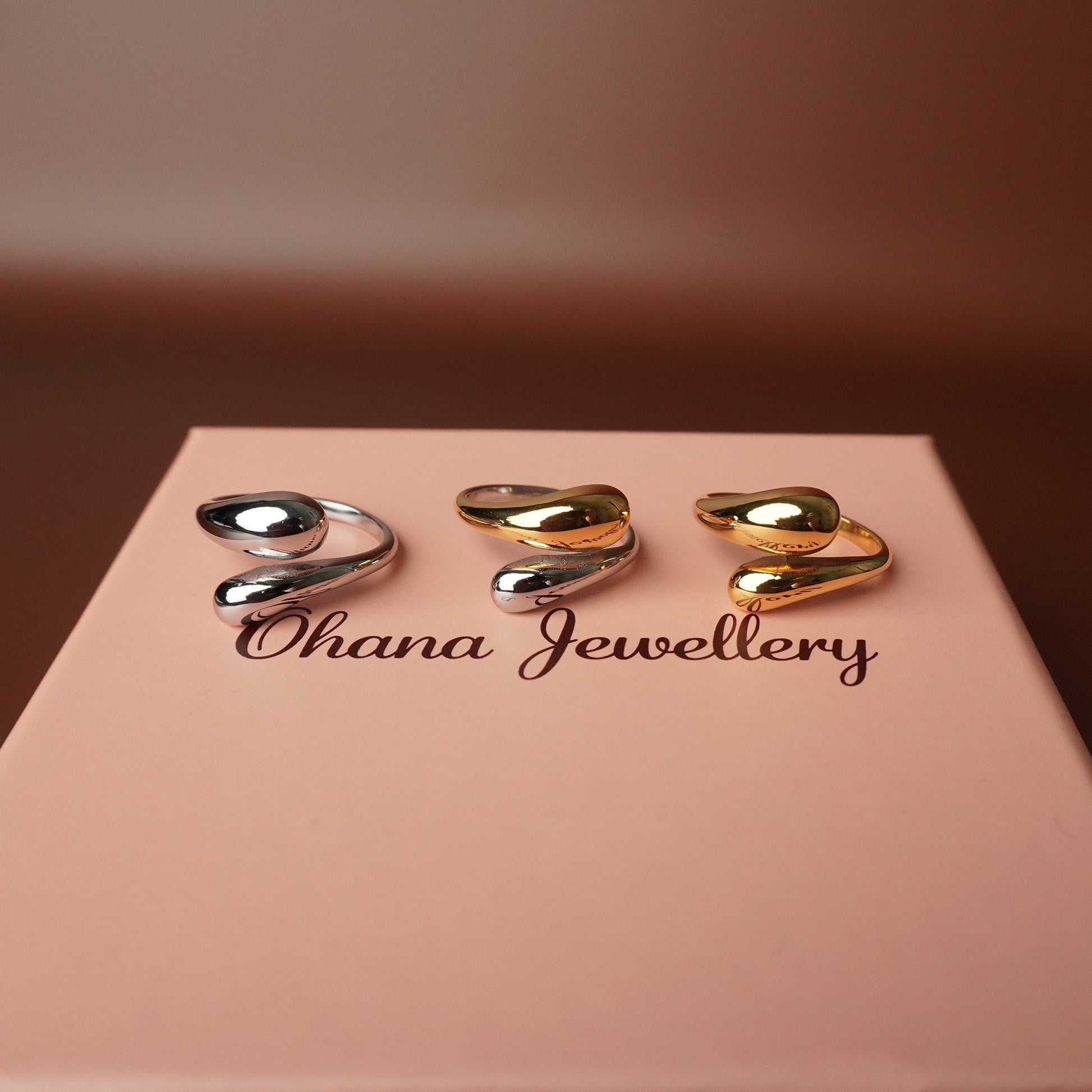 To My Grand Daughter - Through Thick and Thin Teardrop Ring